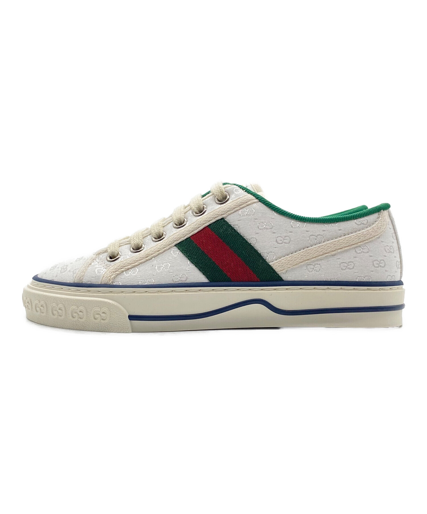 GUCCI (グッチ) グッチテニス 1977 GGローカットスニーカー ホワイト サイズ:34