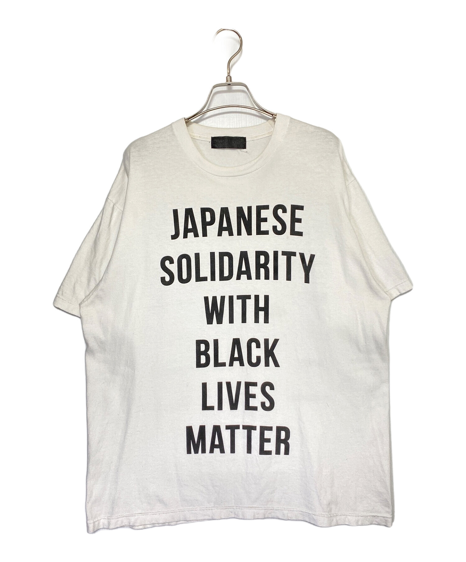 HUMAN MADE (ヒューマンメイド) JAPANESE SOLIDARITY WITH BLACK LIVES MATTER. ホワイト  サイズ:XL