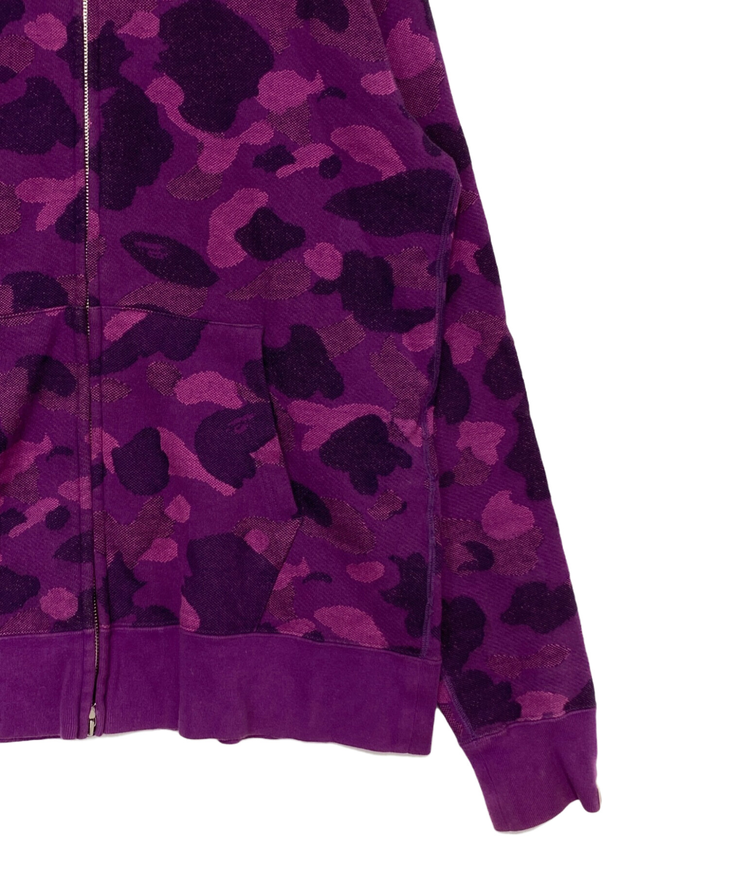 A BATHING APE (アベイシングエイプ) シャークパーカー パープル サイズ:XXL