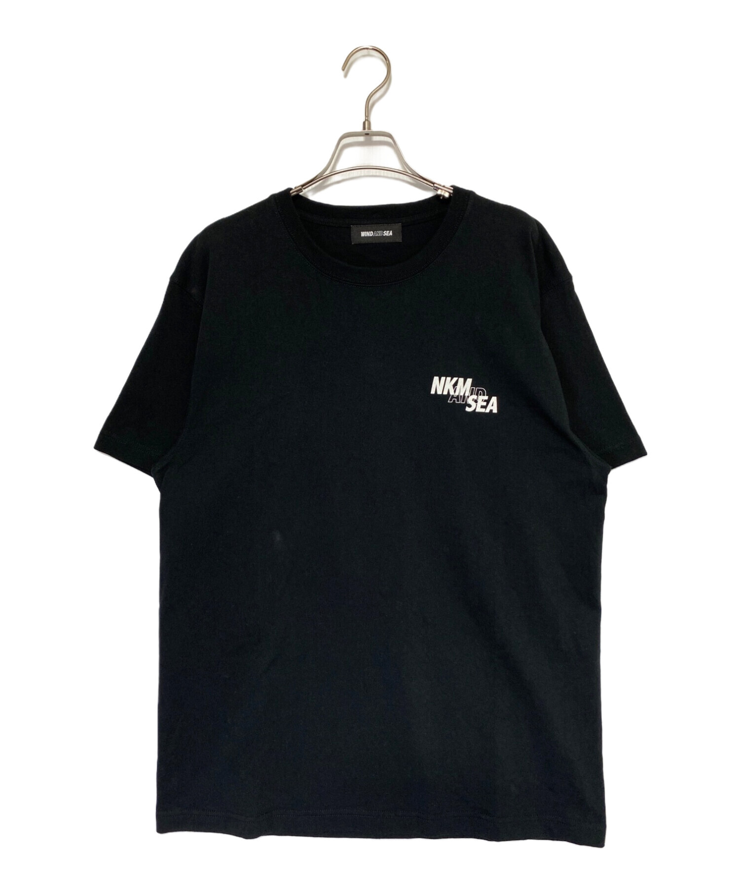 日本通販特価！ウィンダンシー　ブラック　Tシャツ　L Tシャツ/カットソー(半袖/袖なし)