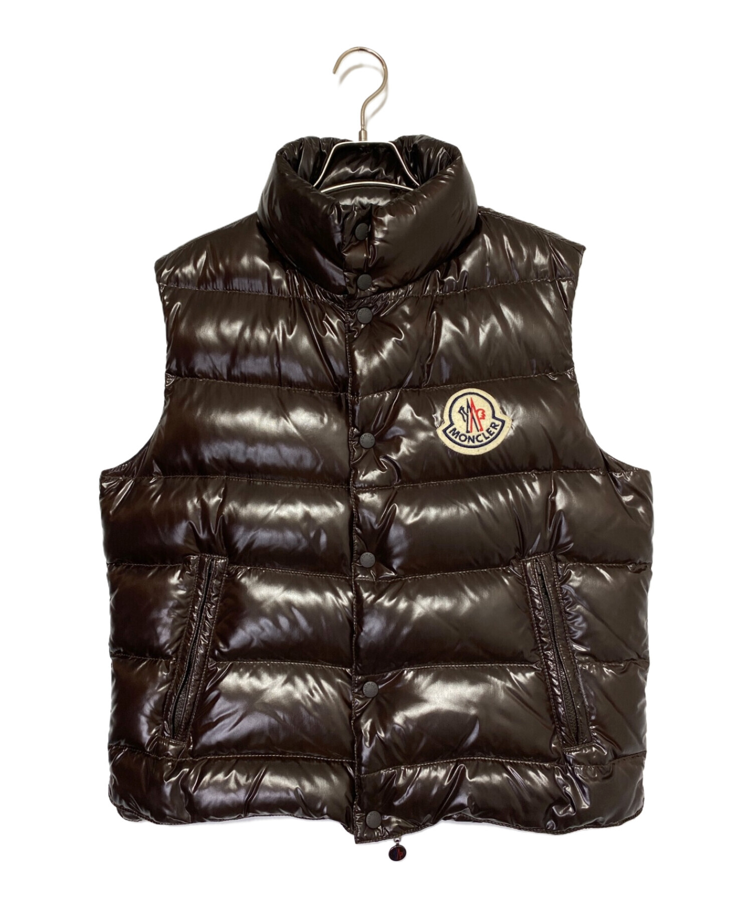 中古・古着通販】MONCLER (モンクレール) ダウンベスト ブラウン ...