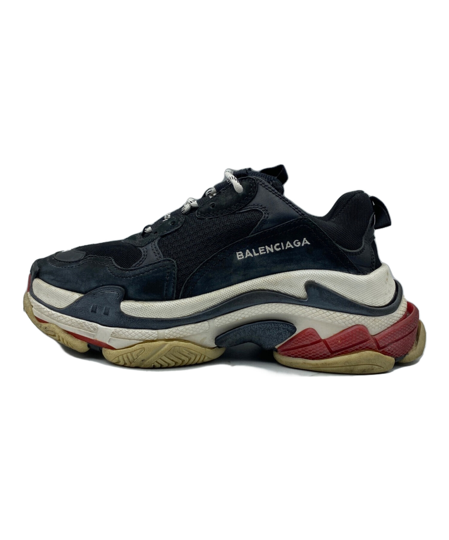 中古・古着通販】BALENCIAGA (バレンシアガ) Triple S ブラック サイズ:39｜ブランド・古着通販 トレファク公式【TREFAC  FASHION】スマホサイト