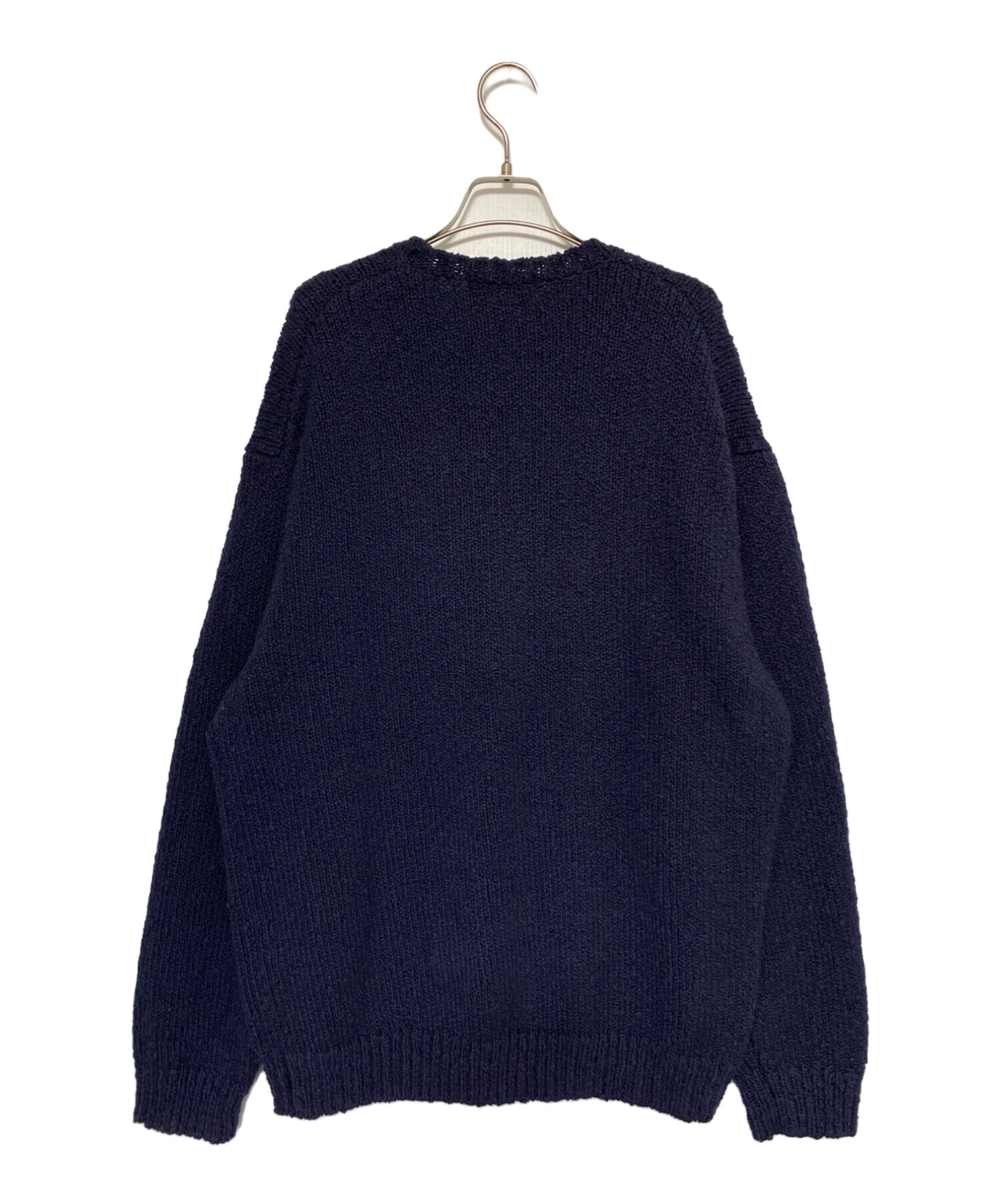 SUPREME (シュプリーム) Boucle Small Box Sweater ネイビー サイズ:L