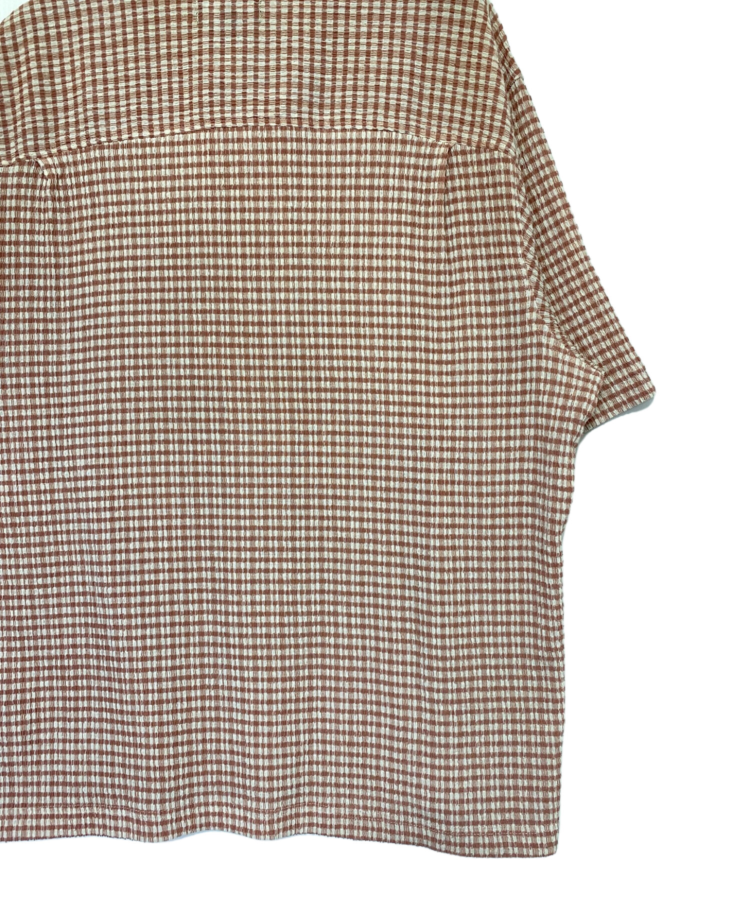 中古・古着通販】stussy (ステューシー) WRINKLY GINGHAM SS ピンク サイズ:S｜ブランド・古着通販  トレファク公式【TREFAC FASHION】スマホサイト