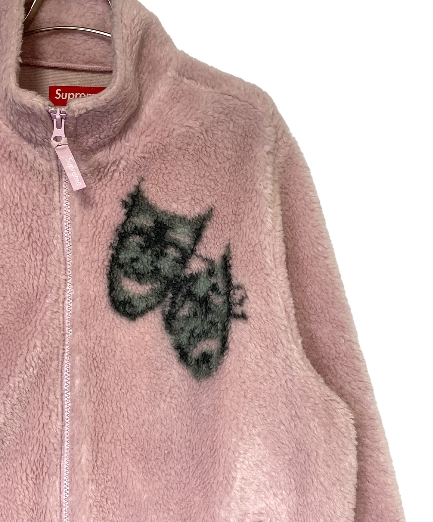 SUPREME (シュプリーム) Drama Mask Fleece Jacket ピンク サイズ:M