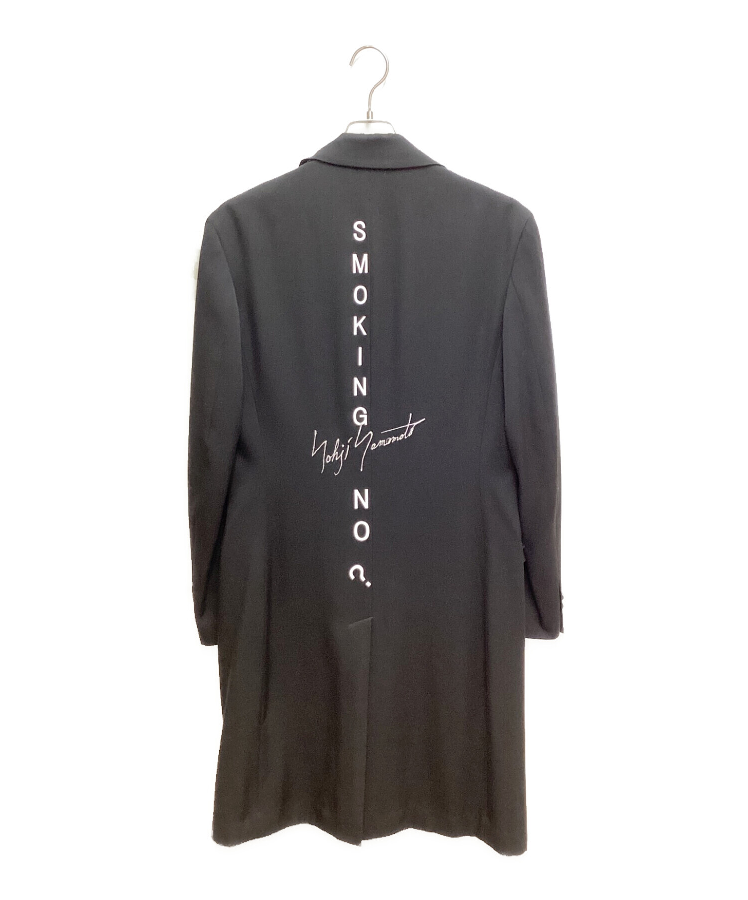 中古・古着通販】Yohji Yamamoto pour homme (ヨウジヤマモト プールオム) ロングJKTプリントB (SMOKING NO)  ブラック サイズ:2｜ブランド・古着通販 トレファク公式【TREFAC FASHION】スマホサイト