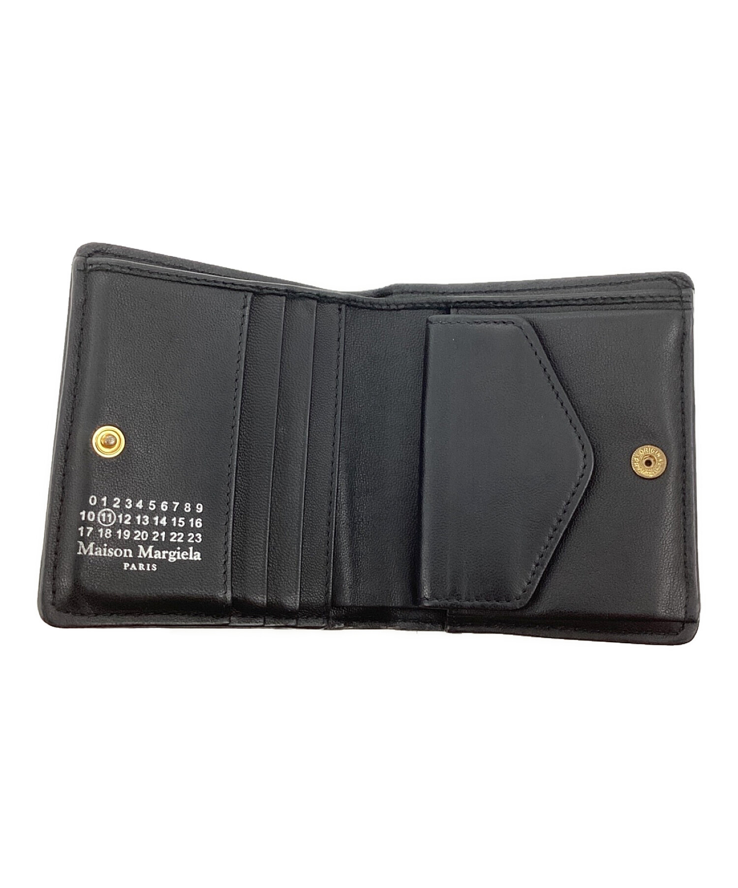 Maison Margiela (メゾンマルジェラ) GLAM SLAM WALLET (グラムスラムウォレット) ブラック サイズ:-