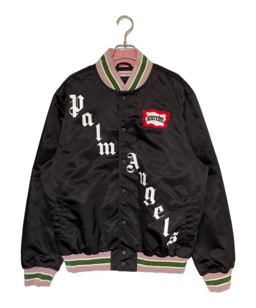 中古・古着通販】Palm Angels (パーム エンジェルス) ICE CREAM (アイスクリーム) Skull Varsity Jacket  ブラック サイズ:L｜ブランド・古着通販 トレファク公式【TREFAC FASHION】スマホサイト