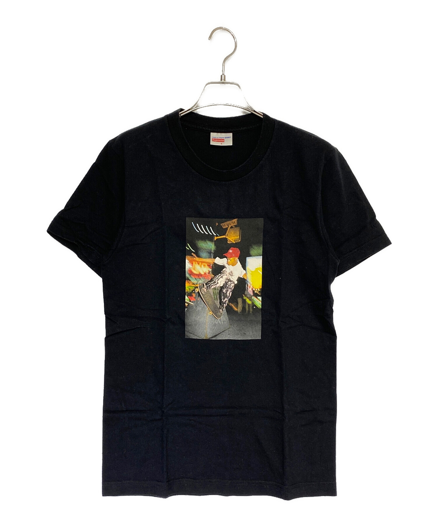 SUPREME (シュプリーム) COMME des GARCONS (コムデギャルソン) Tシャツ ブラック サイズ:ｓ