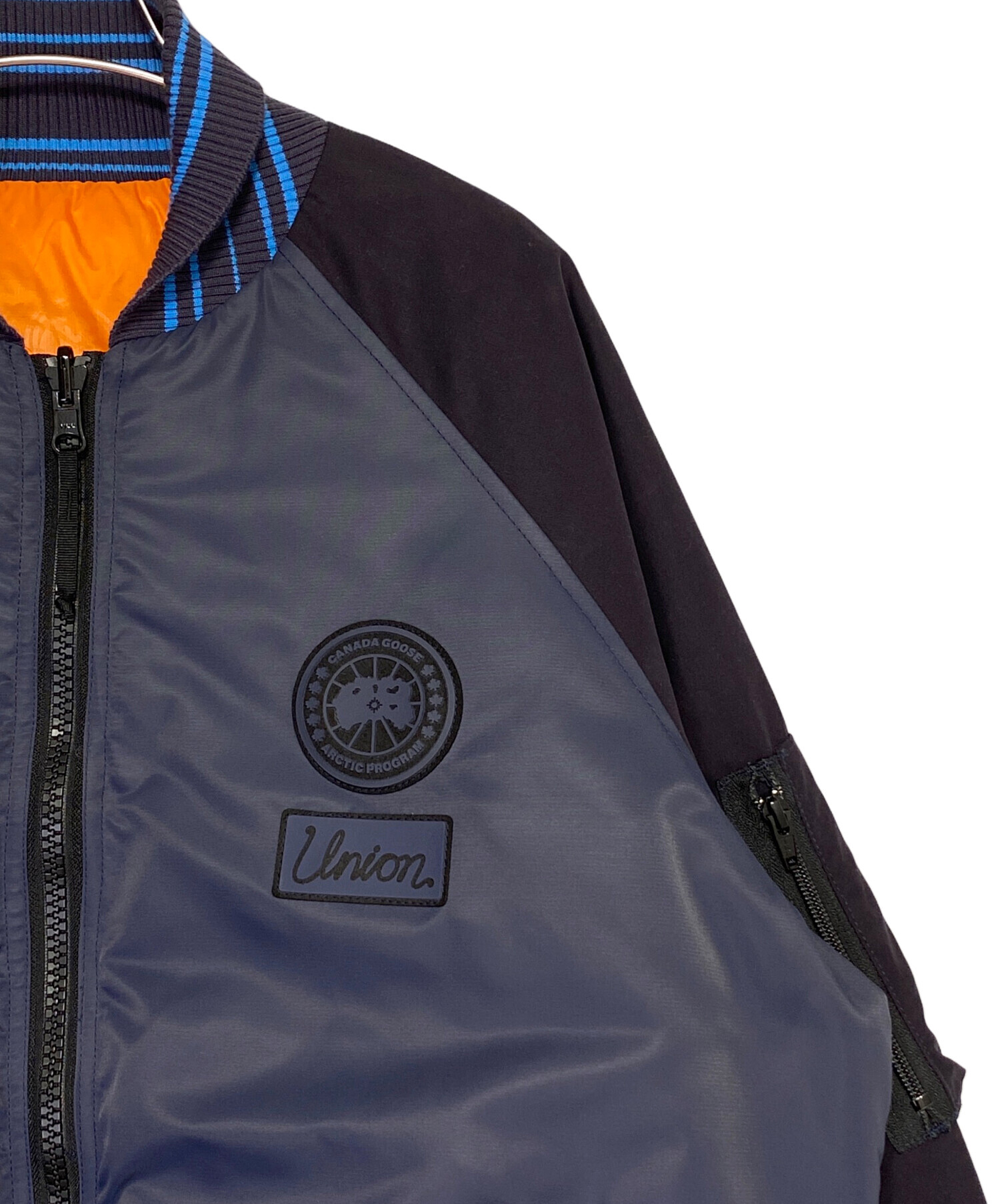 CANADA GOOSE (カナダグース) UNION (ユニオン) Bullard Reversible Bomber ネイビー サイズ:M