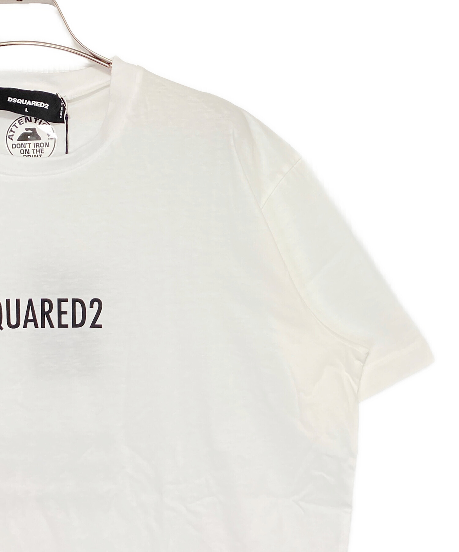 DSQUARED2 (ディースクエアード) Tシャツ ホワイト サイズ:L