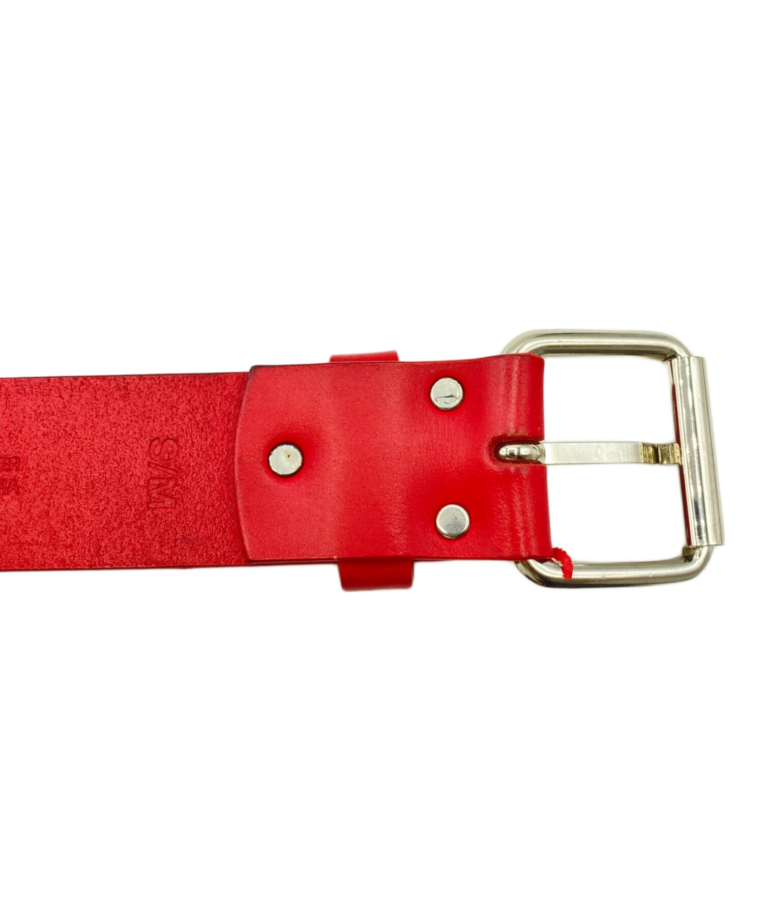 中古・古着通販】SUPREME (シュプリーム) Repeat Leather Belt レッド サイズ:S/M｜ブランド・古着通販  トレファク公式【TREFAC FASHION】スマホサイト