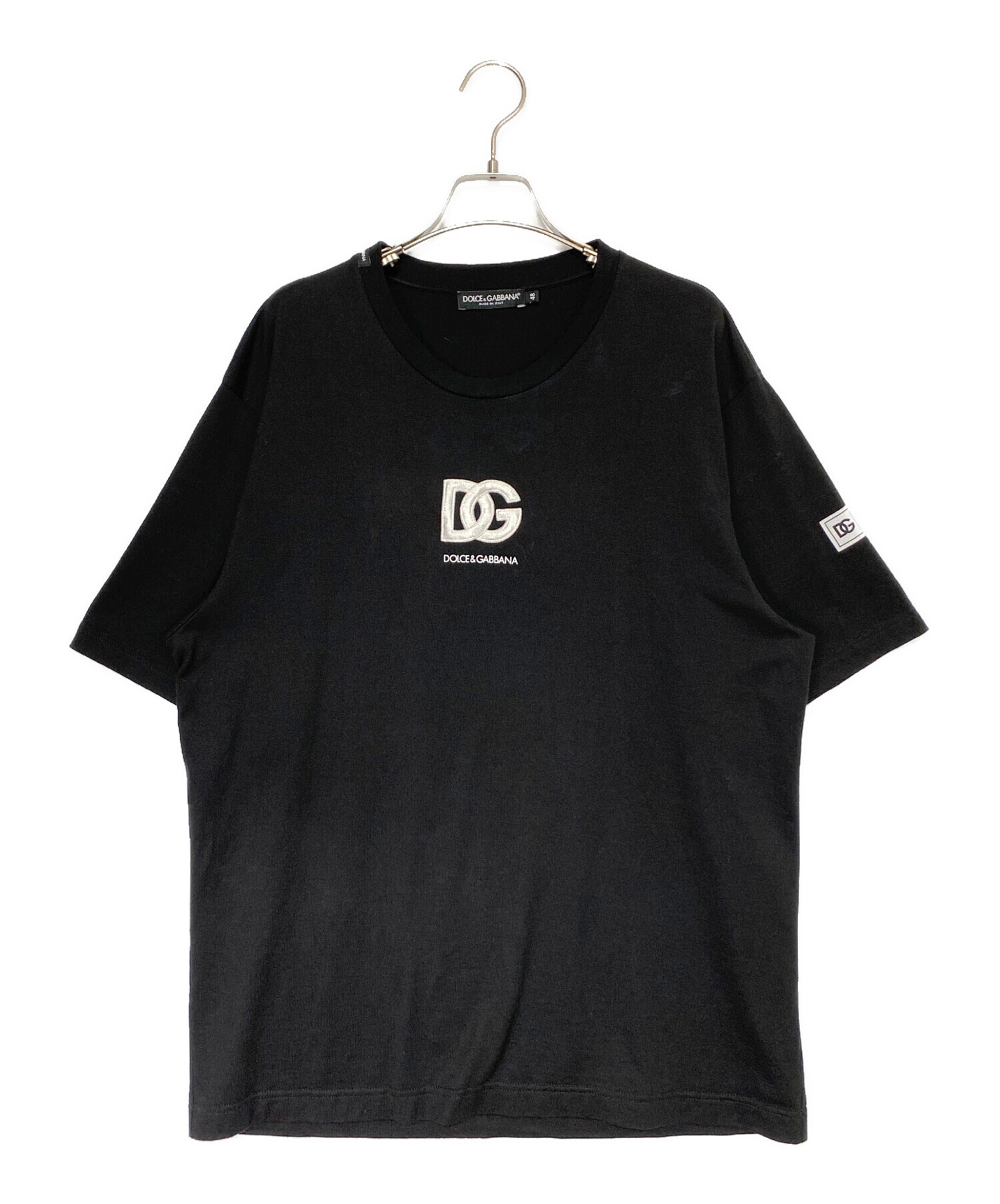 中古・古着通販】DOLCE & GABBANA (ドルチェ＆ガッバーナ) 半袖Tシャツ ブラック サイズ:48｜ブランド・古着通販  トレファク公式【TREFAC FASHION】スマホサイト