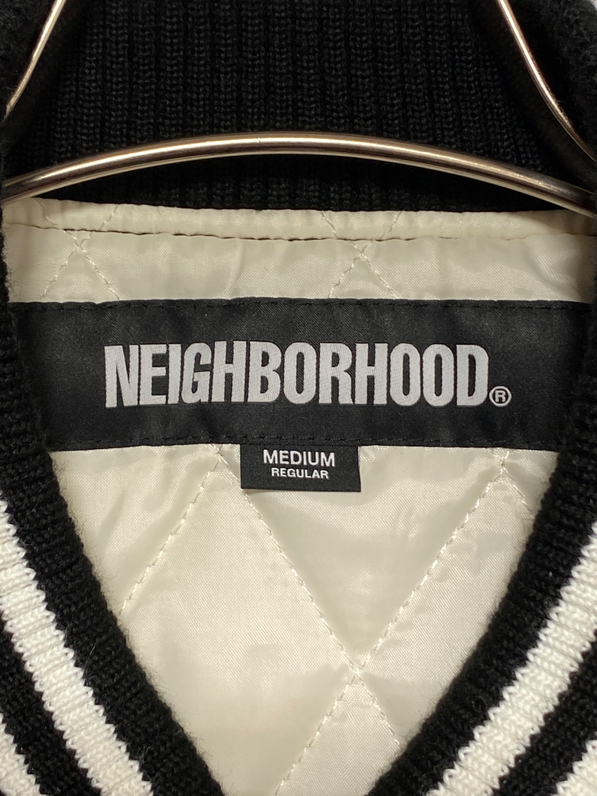 中古・古着通販】NEIGHBORHOOD (ネイバーフッド) MAJOR FORCE (メジャーフォース) STADIUM JACKET ブラック  サイズ:M｜ブランド・古着通販 トレファク公式【TREFAC FASHION】スマホサイト