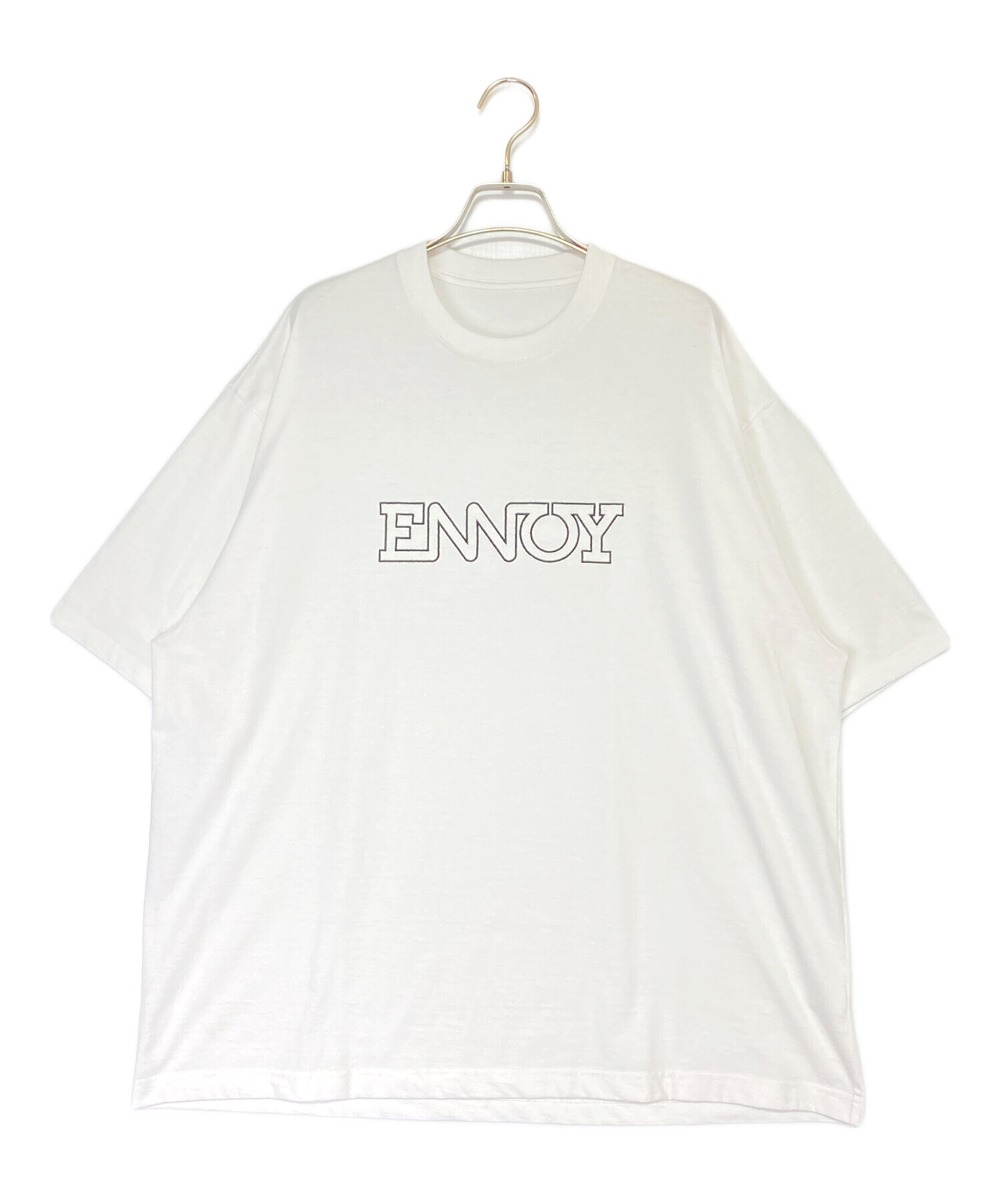 中古・古着通販】ENNOY (エンノイ) Electric Logo EMB T-Shirt ホワイト サイズ:XL｜ブランド・古着通販  トレファク公式【TREFAC FASHION】スマホサイト