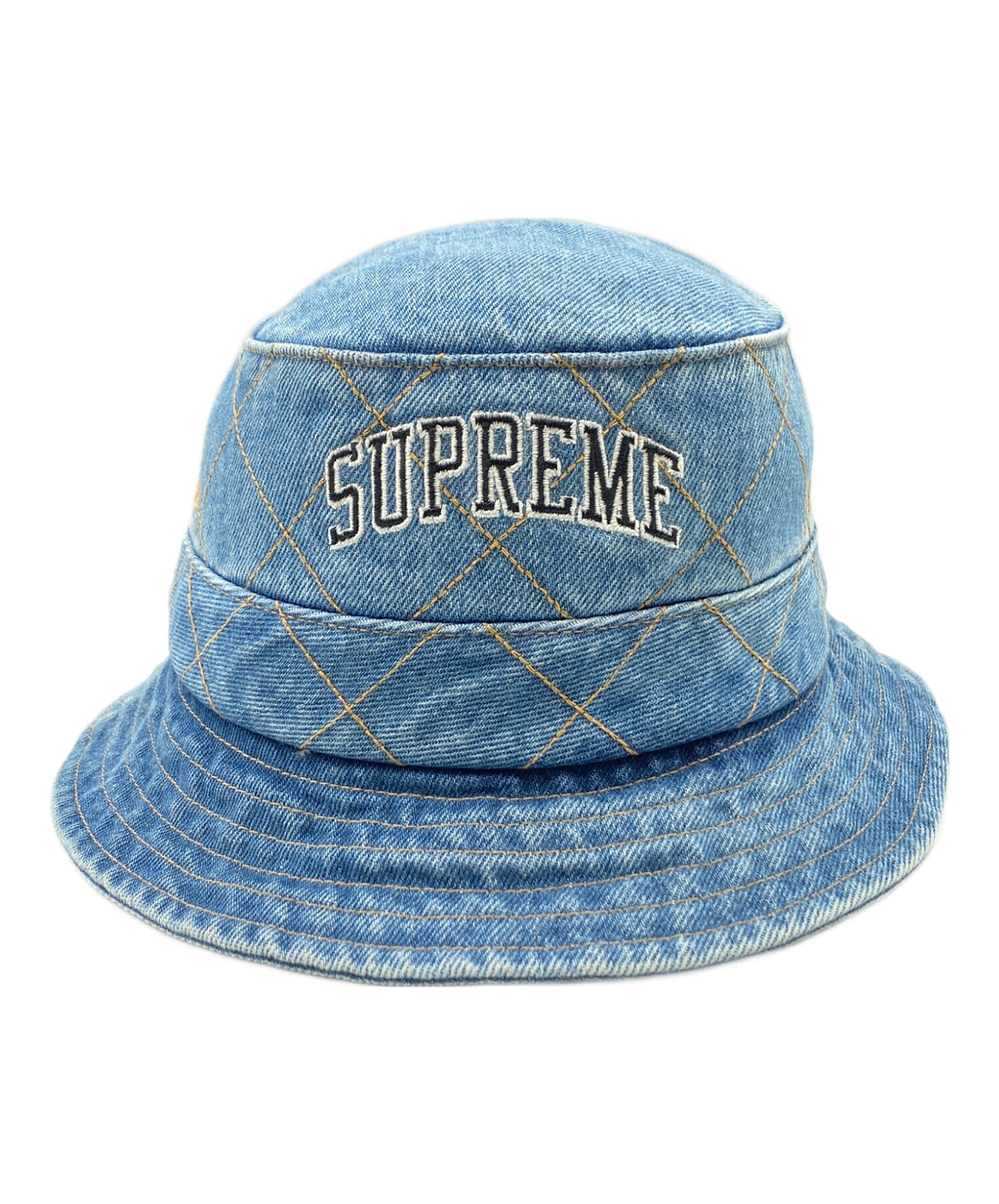 SUPREME (シュプリーム) Diamond Stitch Crusher スカイブルー サイズ:-