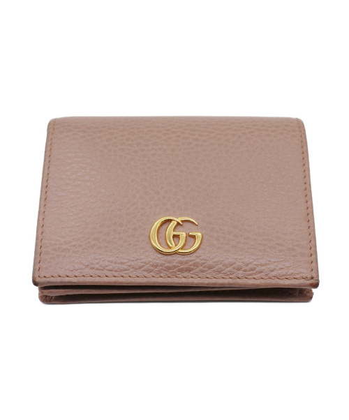 【中古・古着通販】GUCCI (グッチ) GGプチマーモント 2つ折り財布