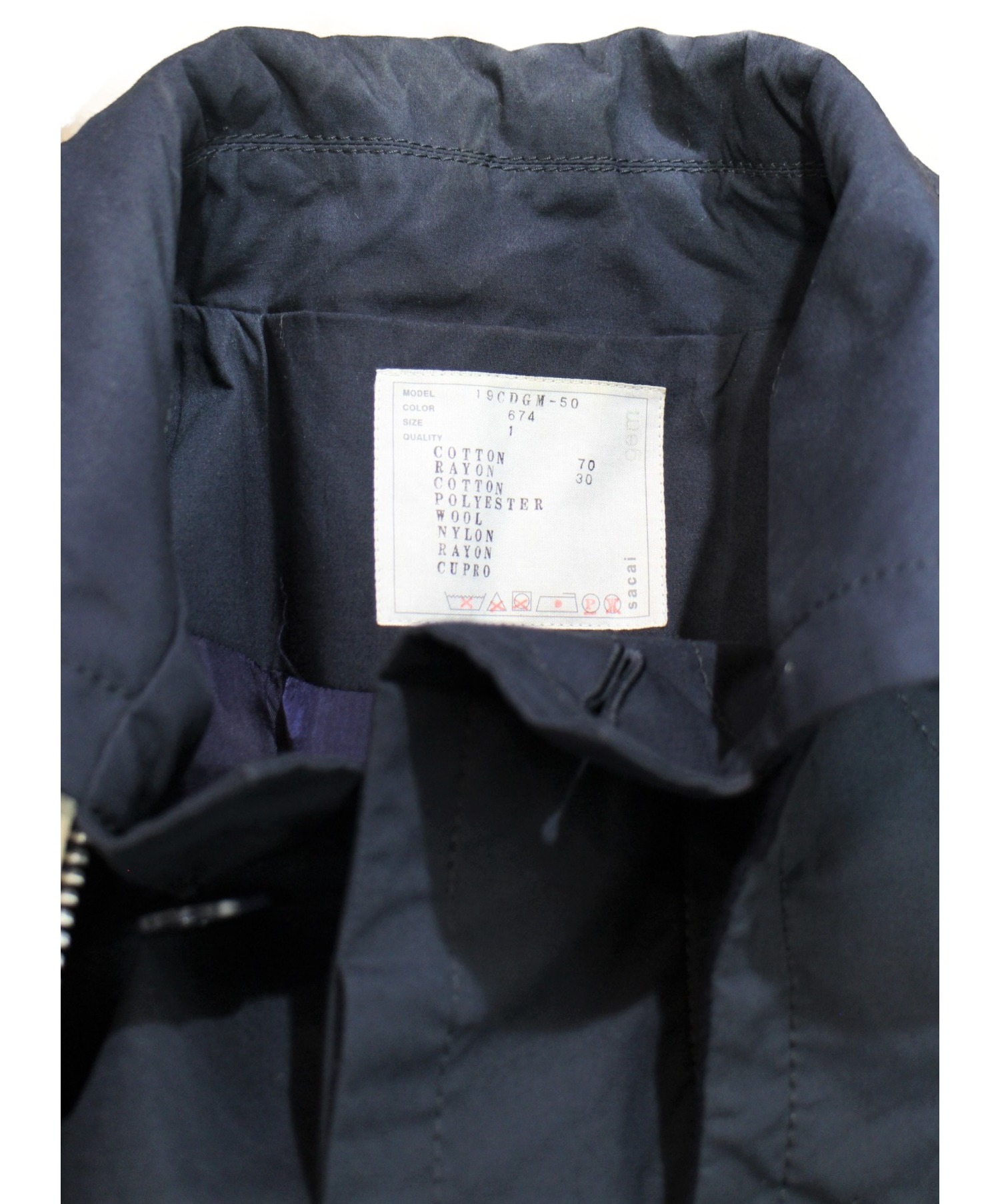 sacai (サカイ) 19SS スーベニアジャケットコート サイズ:1