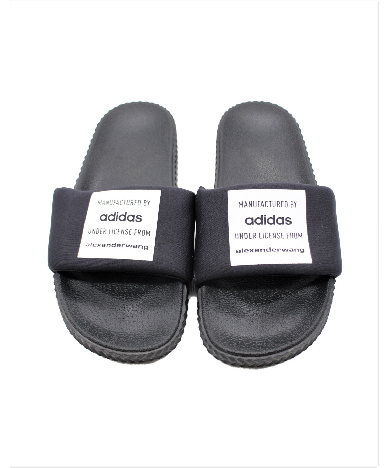 adidas (アディダス) ×Alexander Wang サンダル ブラック サイズ:28.5