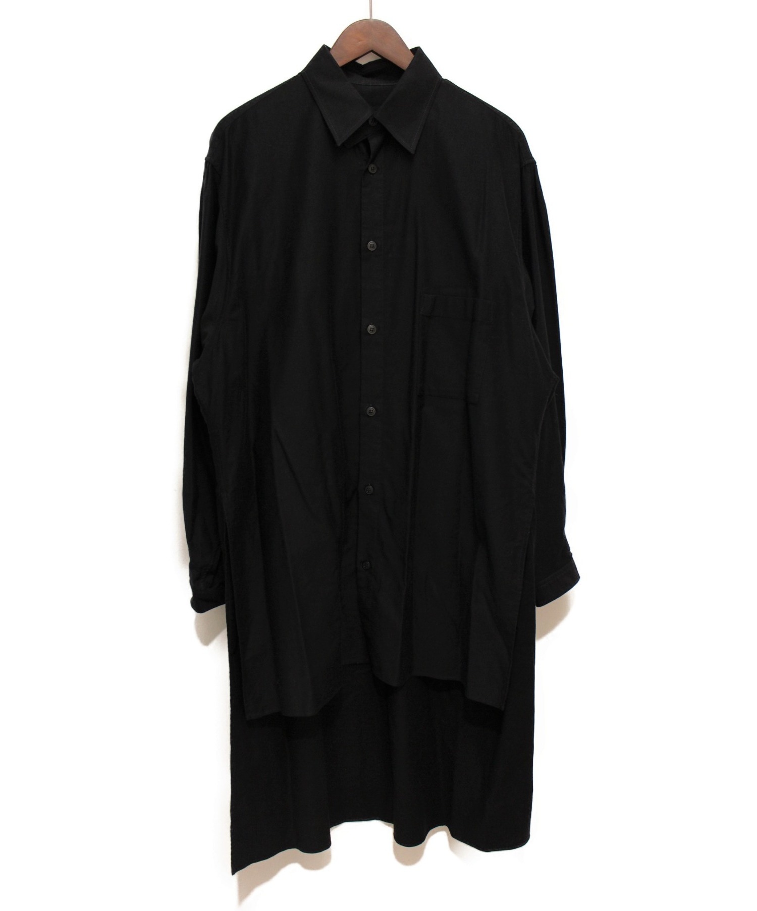 YOHJI YAMAMOTO (ヨウジヤマモト) スタッフシャツ ブラック サイズ:3