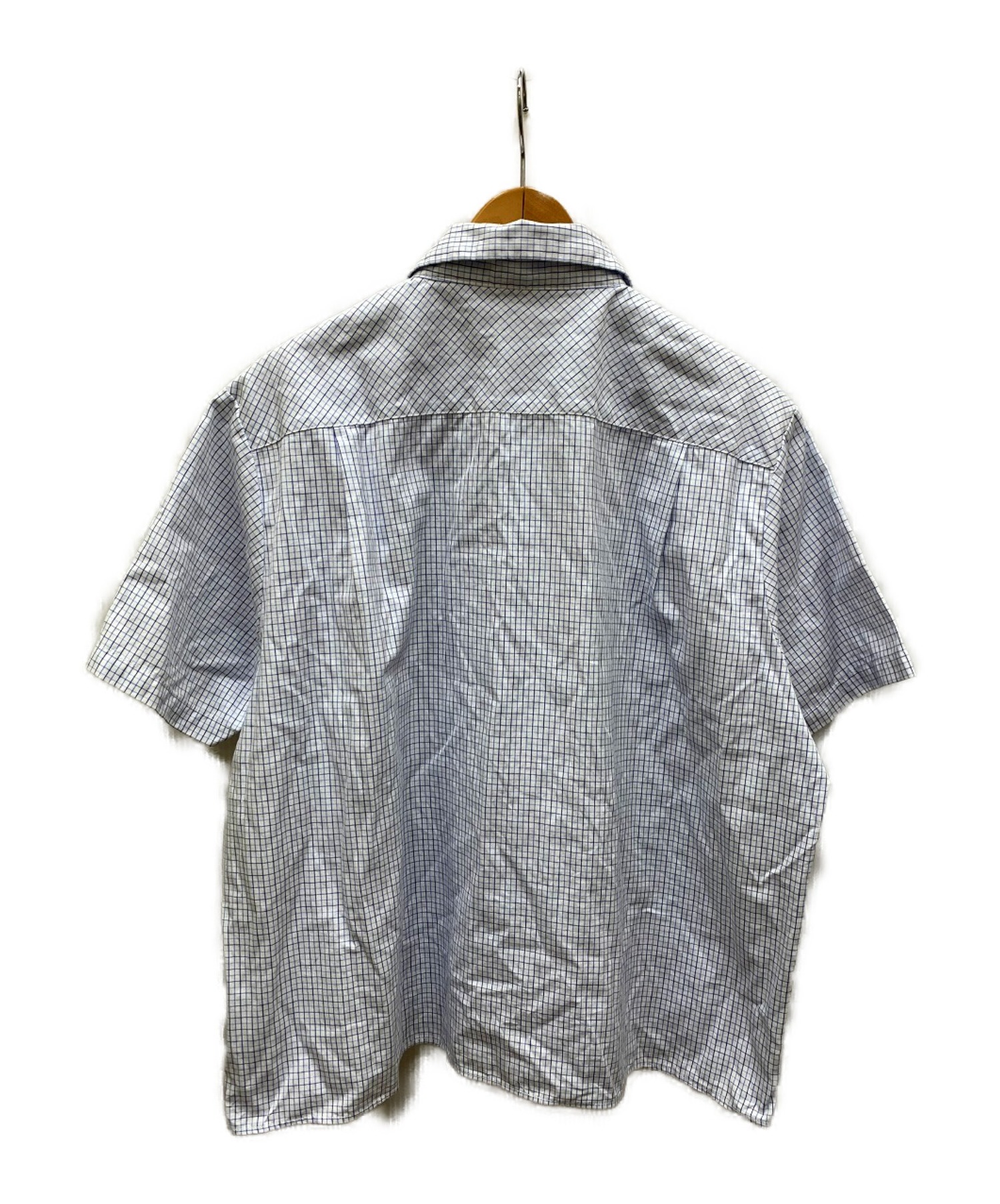 TTT MSW (ティー) ワンポイントビッグシャツ ホワイト×イエロー サイズ:SIZE M