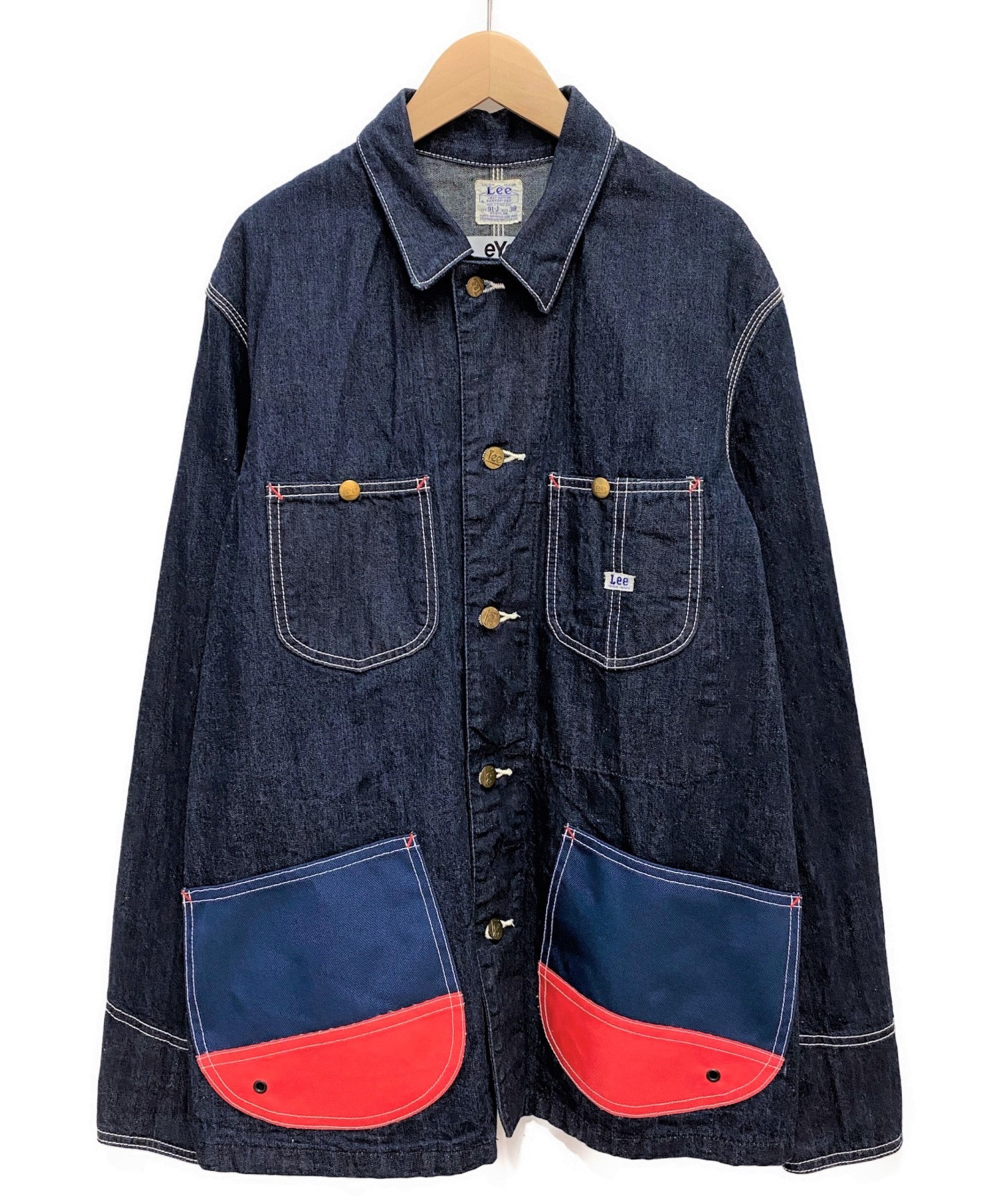 eYe COMME des GARCONS JUNYAWATANABE MAN (アイコムデギャルソンジュンヤワタナベマン) デニムカバーオール  インディゴ サイズ:M