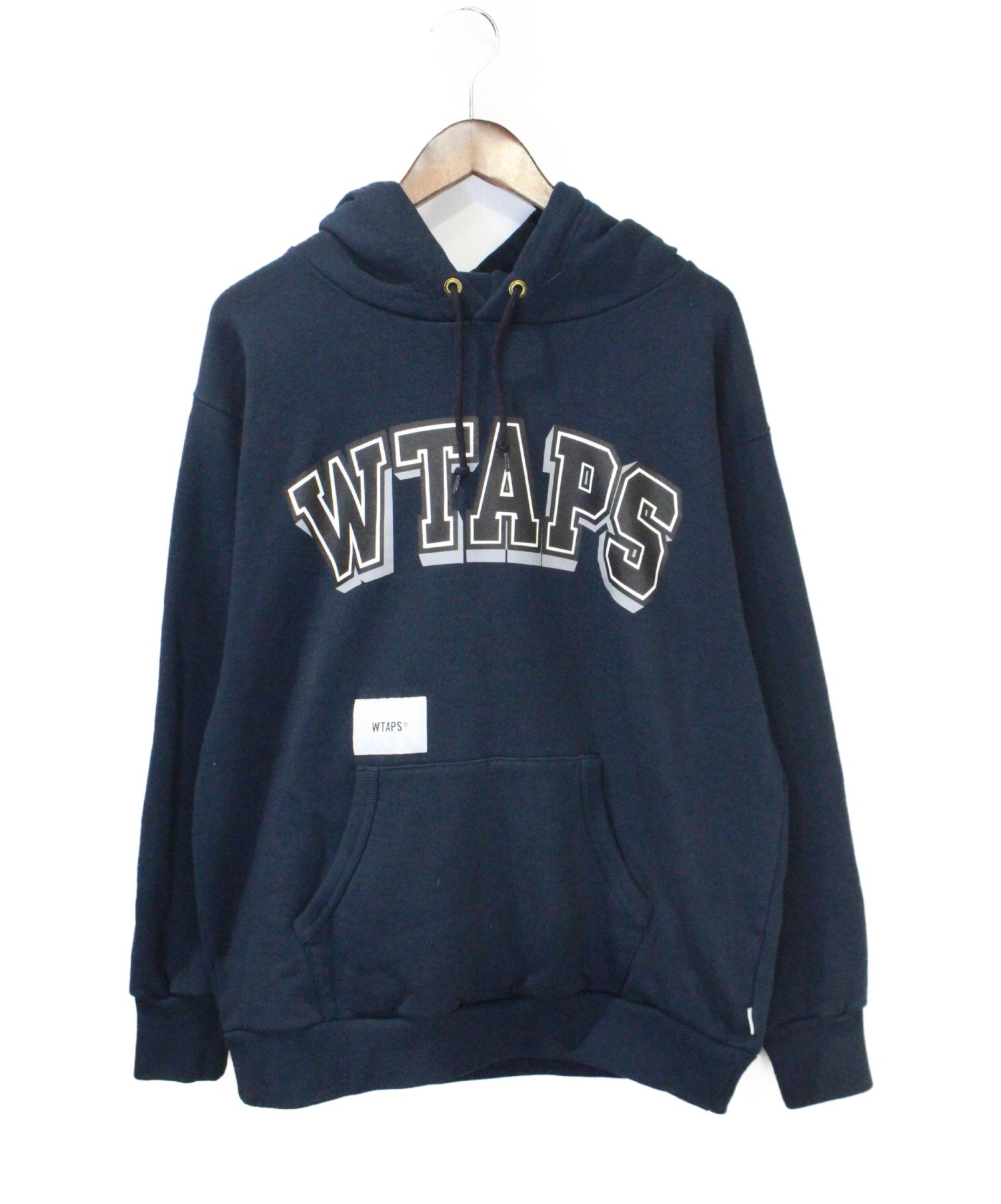 中古・古着通販】WTAPS (ダブルタップス) 20ss ロゴパッチパーカー ネイビー サイズ:1｜ブランド・古着通販 トレファク公式【TREFAC  FASHION】スマホサイト