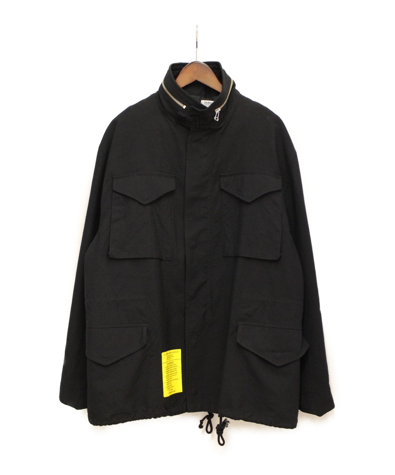 DAIRIKU (ダイリク) Pinup Girl Washed M65 Jacket ブラック サイズ:F
