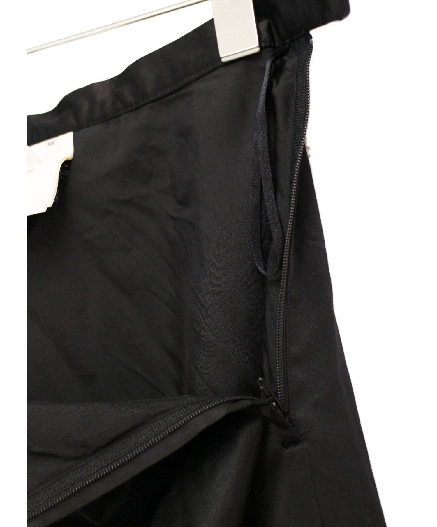 noir kei ninomiya (ノワール ケイ ニノミヤ) プリーツスカート ブラック サイズ:XS