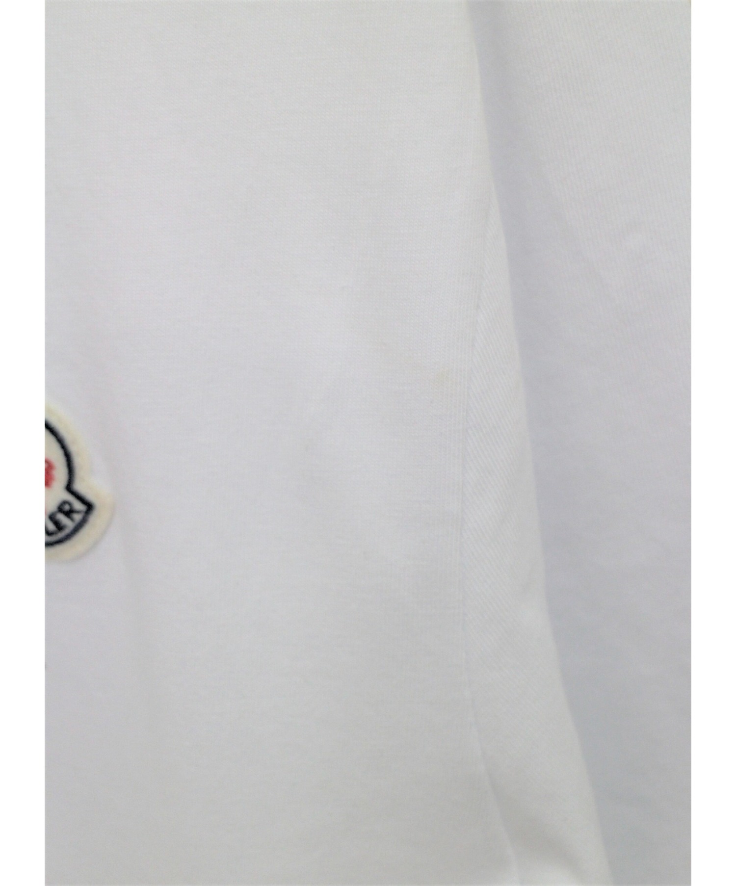MONCLER (モンクレール) ロゴTシャツ ホワイト サイズ:L