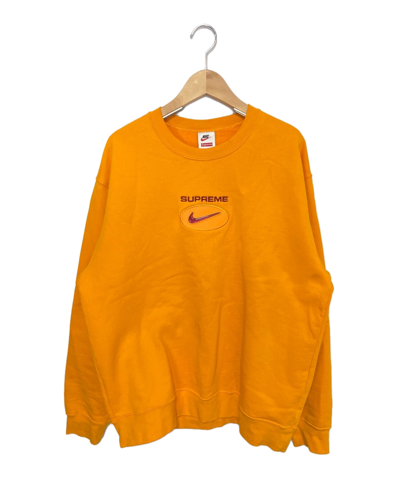 Mサイズ Supreme Nike Jewel Crewneck Orange