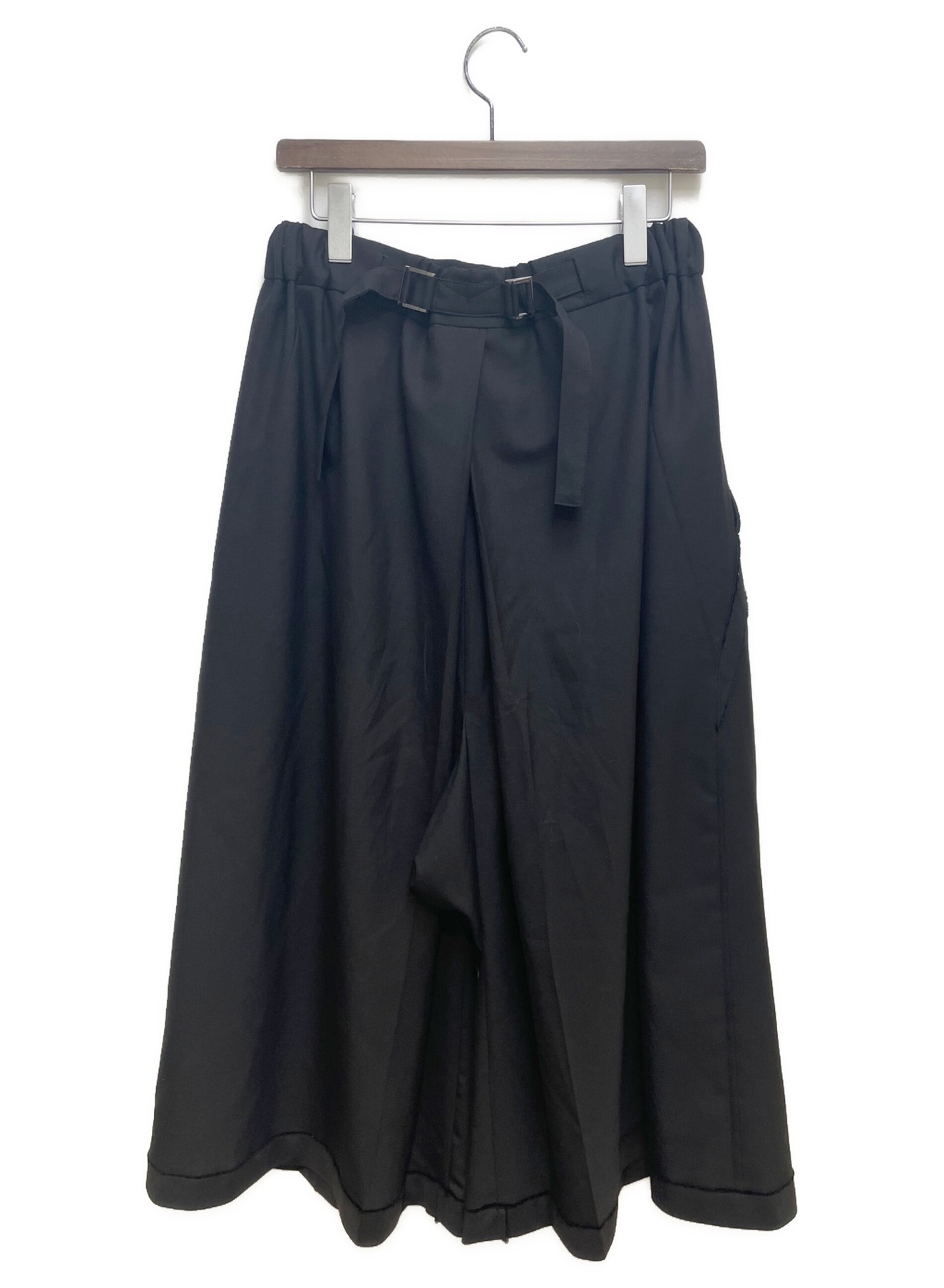 GROUND Y (グラウンドワイ) 21SS 袴パンツ ブラック サイズ:3