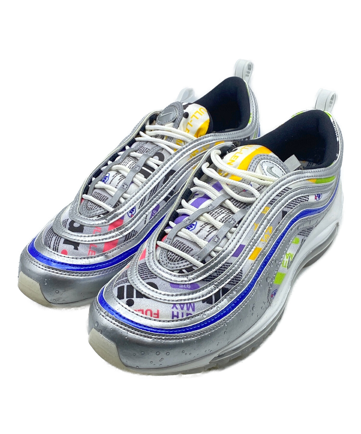 中古・古着通販】NIKE (ナイキ) AIR MAX 97 SE シルバー サイズ:28cm