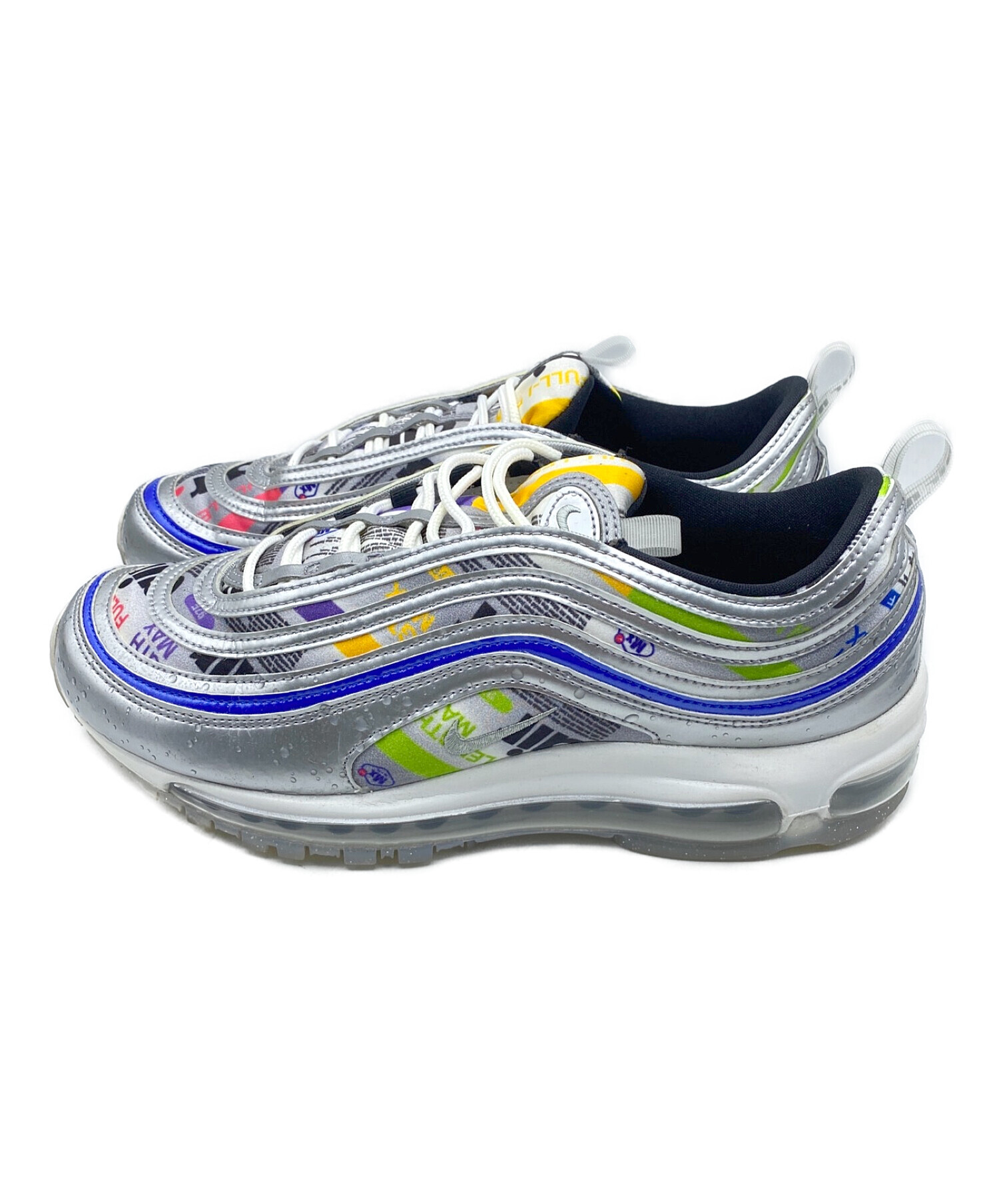 中古・古着通販】NIKE (ナイキ) AIR MAX 97 SE シルバー サイズ:28cm