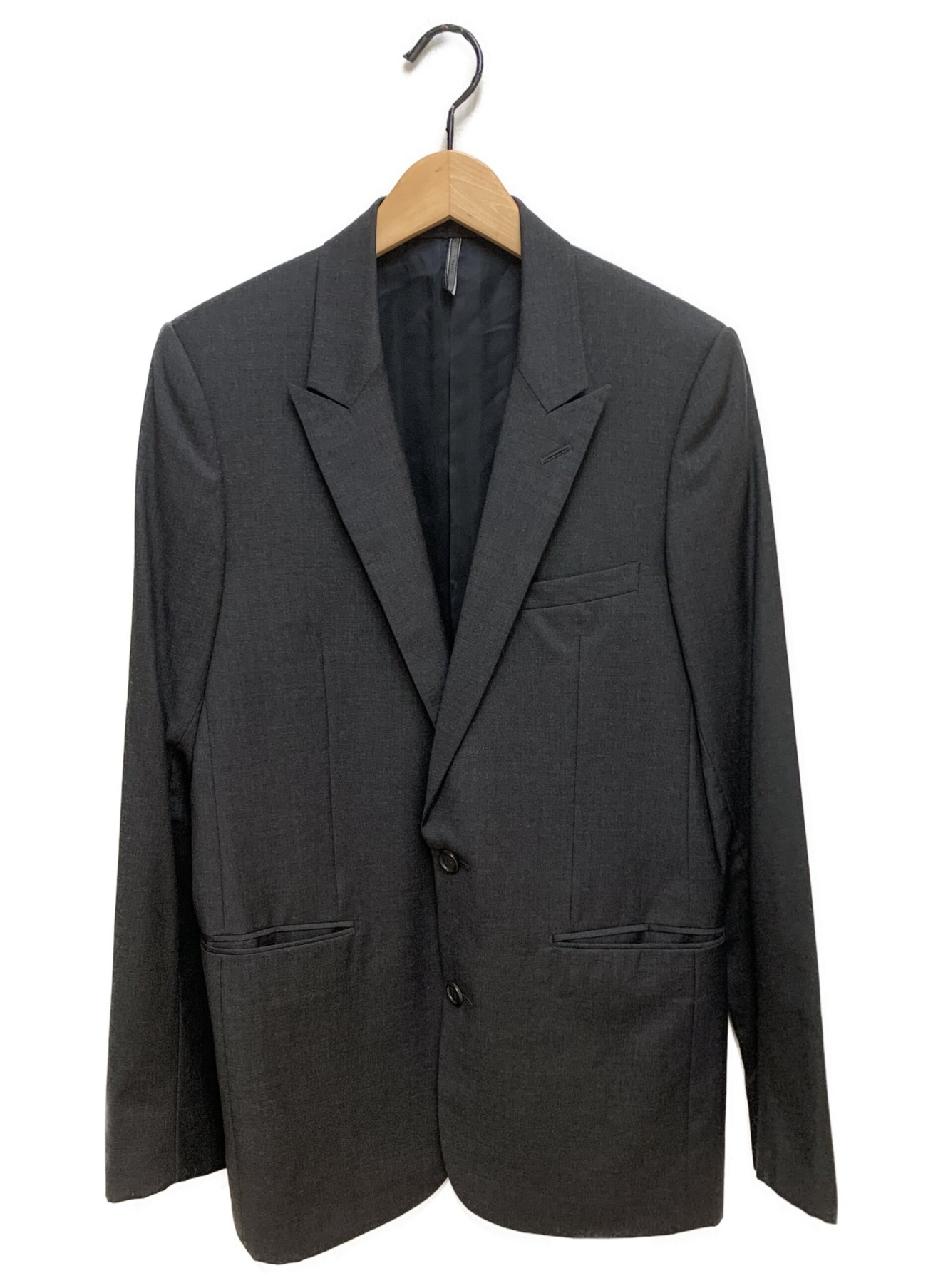 裾幅約20cm✨未使用級✨ディオールオム　エディ期　スーツ　セットアップ　ウール100％　M
