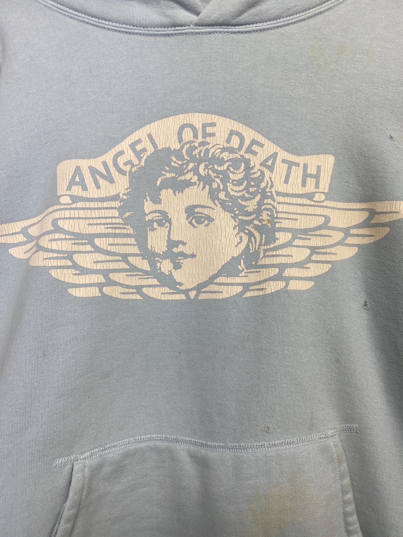 中古・古着通販】SAINT MICHAEL (セントマイケル) HOODIE ANGEL スカイ