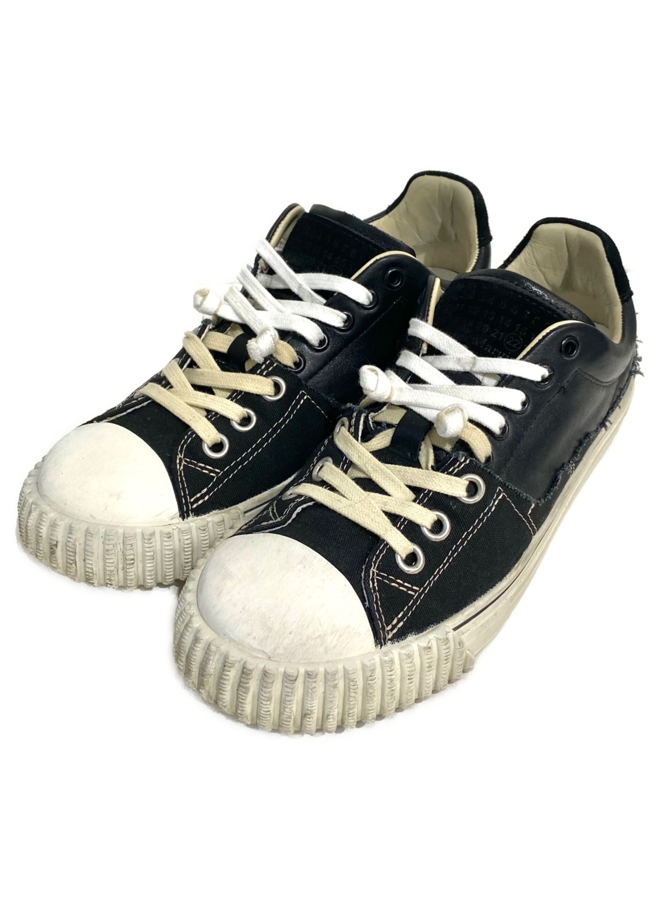 Maison Margiela (メゾンマルジェラ) EVOLUTION LOW TOP SNEAKERS ブラック サイズ:41