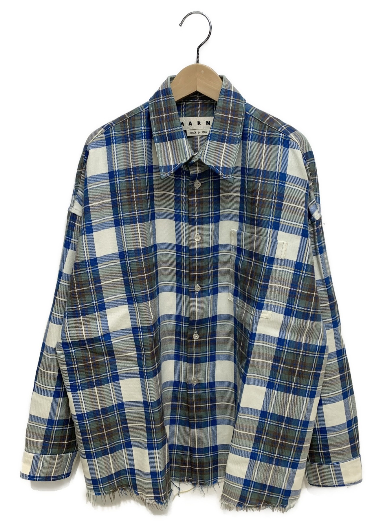 Marni チェックプルオーバーシャツ サイズ46 - シャツ