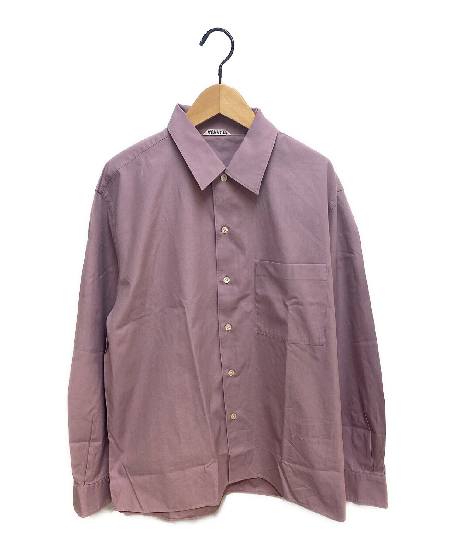 中古・古着通販】AURALEE (オーラリー) 21SS WASHED FINX TWILL BOX SHIRTS バイオレット  サイズ:3｜ブランド・古着通販 トレファク公式【TREFAC FASHION】スマホサイト