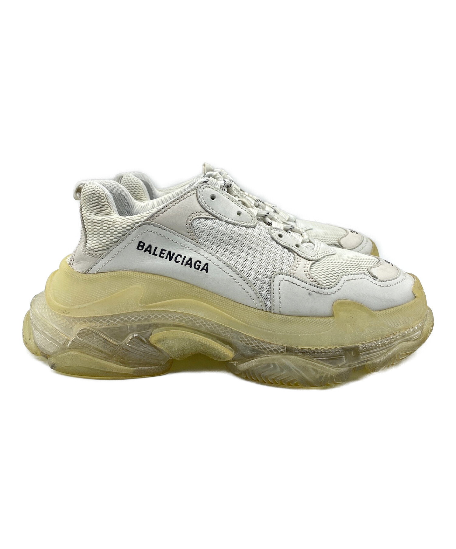 BALENCIAGA (バレンシアガ) TRIPLE S CLEAR SOLE　 ライトグレー サイズ:39