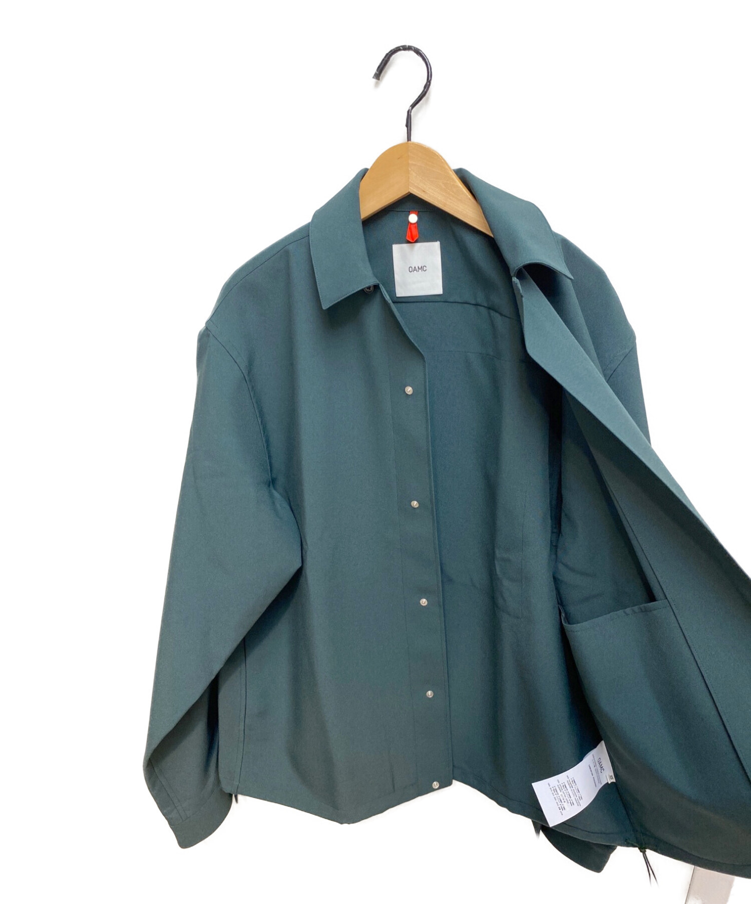 OAMC (オーエーエムシー) 21AW SYSTEM SHIRT オリーブ サイズ:XS