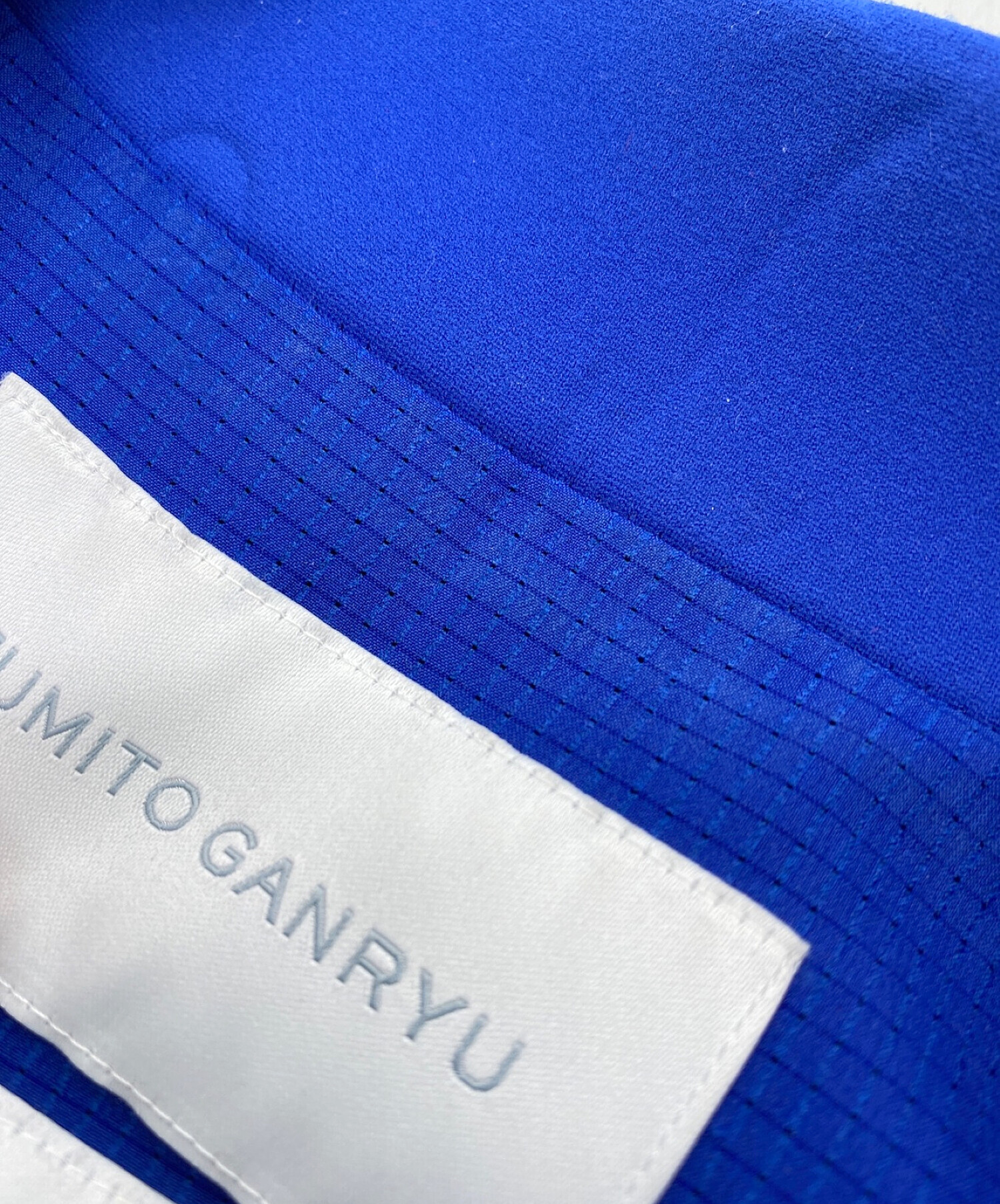 中古・古着通販】FUMITO GANRYU (フミトガンリュウ) WATER RESISTANT LAPELED COACH JACKET ブルー  サイズ:1｜ブランド・古着通販 トレファク公式【TREFAC FASHION】スマホサイト