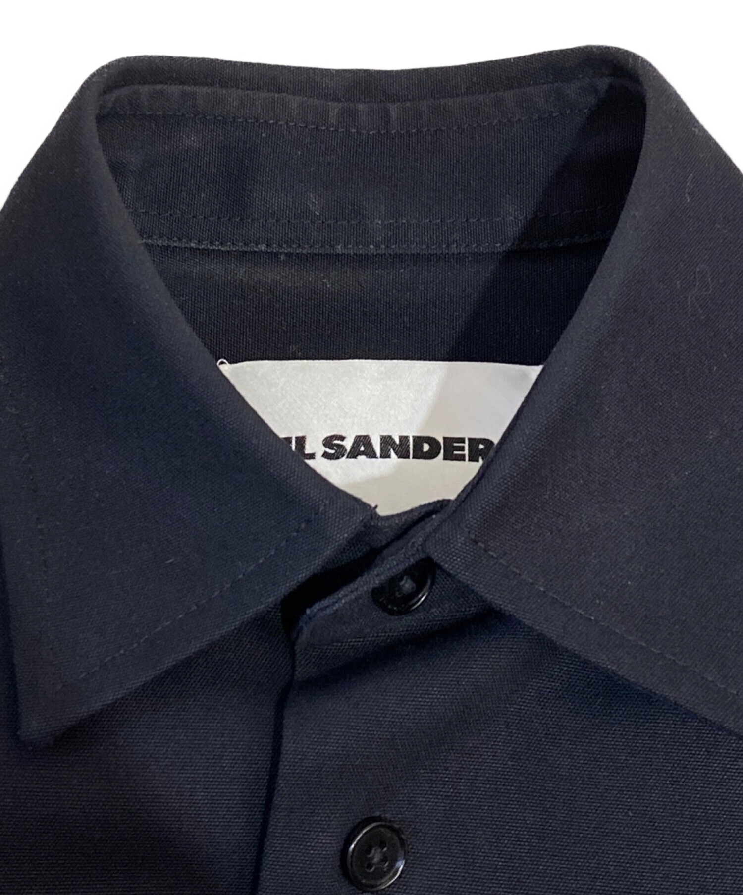 中古・古着通販】JIL SANDER (ジルサンダー) フロント刺繍シャツ