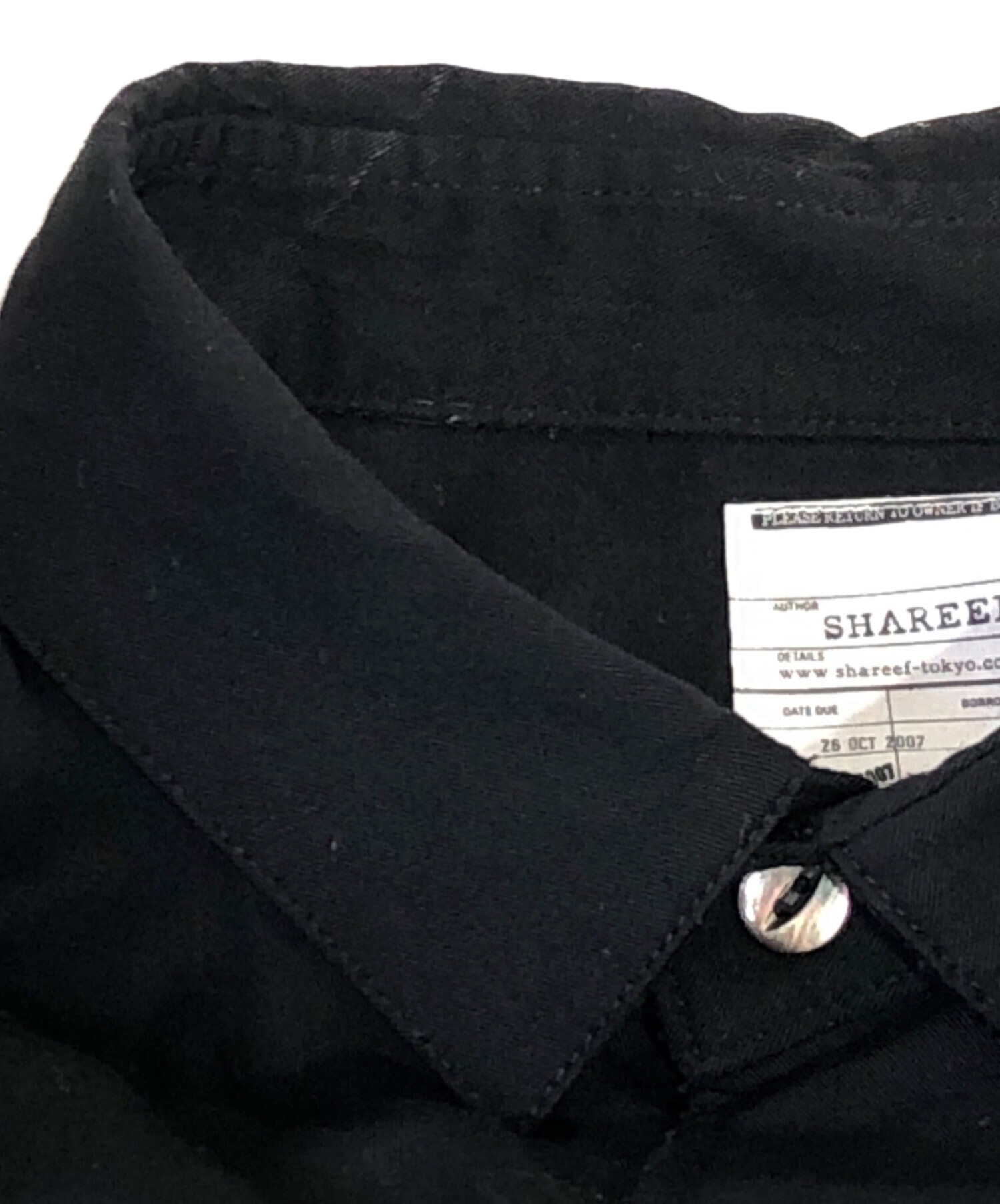 SHAREEF (シャリーフ) ダルメシアンプリントシャツ ブラック サイズ:2