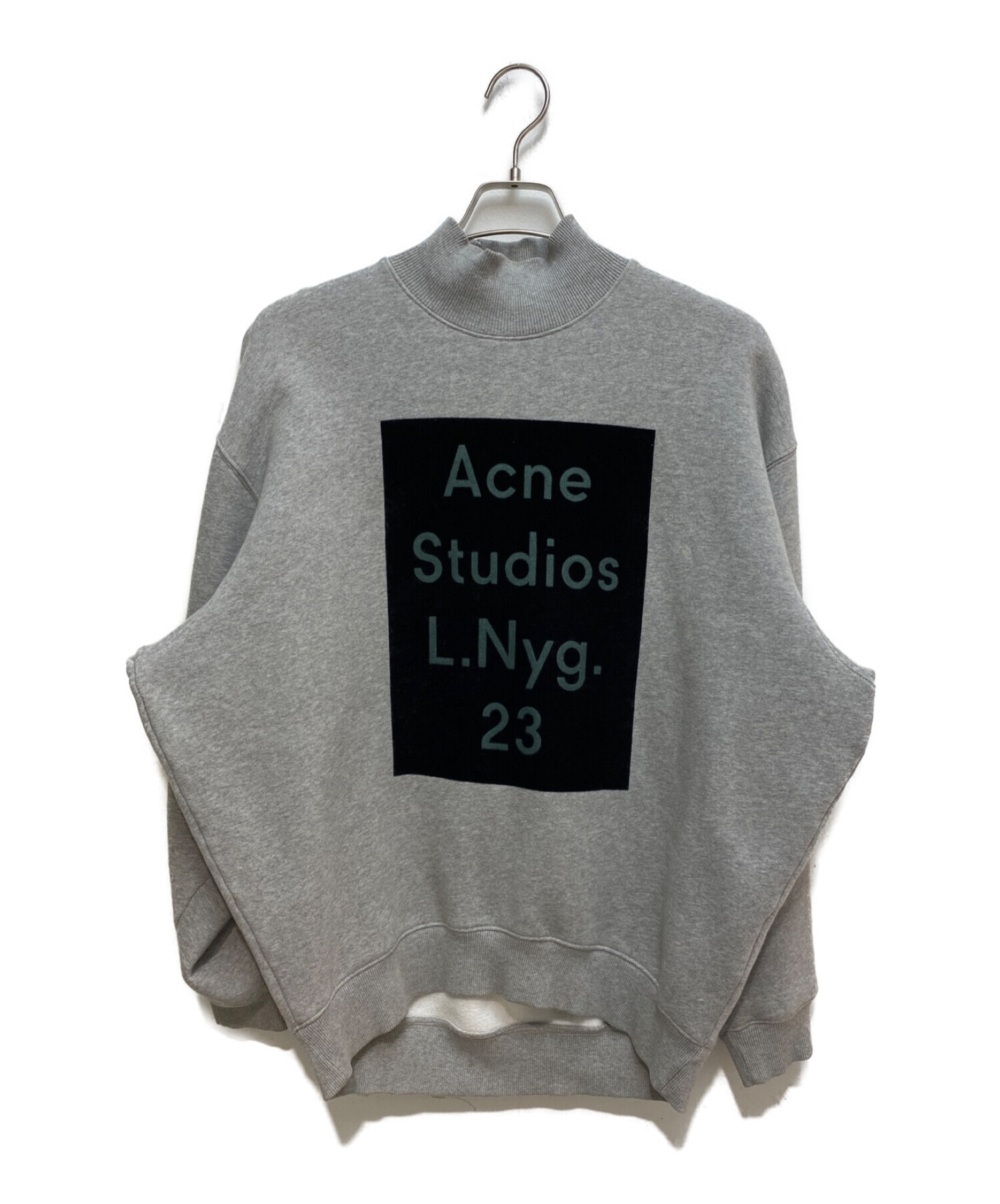 Acne studios (アクネストゥディオズ) BETA FLOCK SWEAT グレー サイズ:XS
