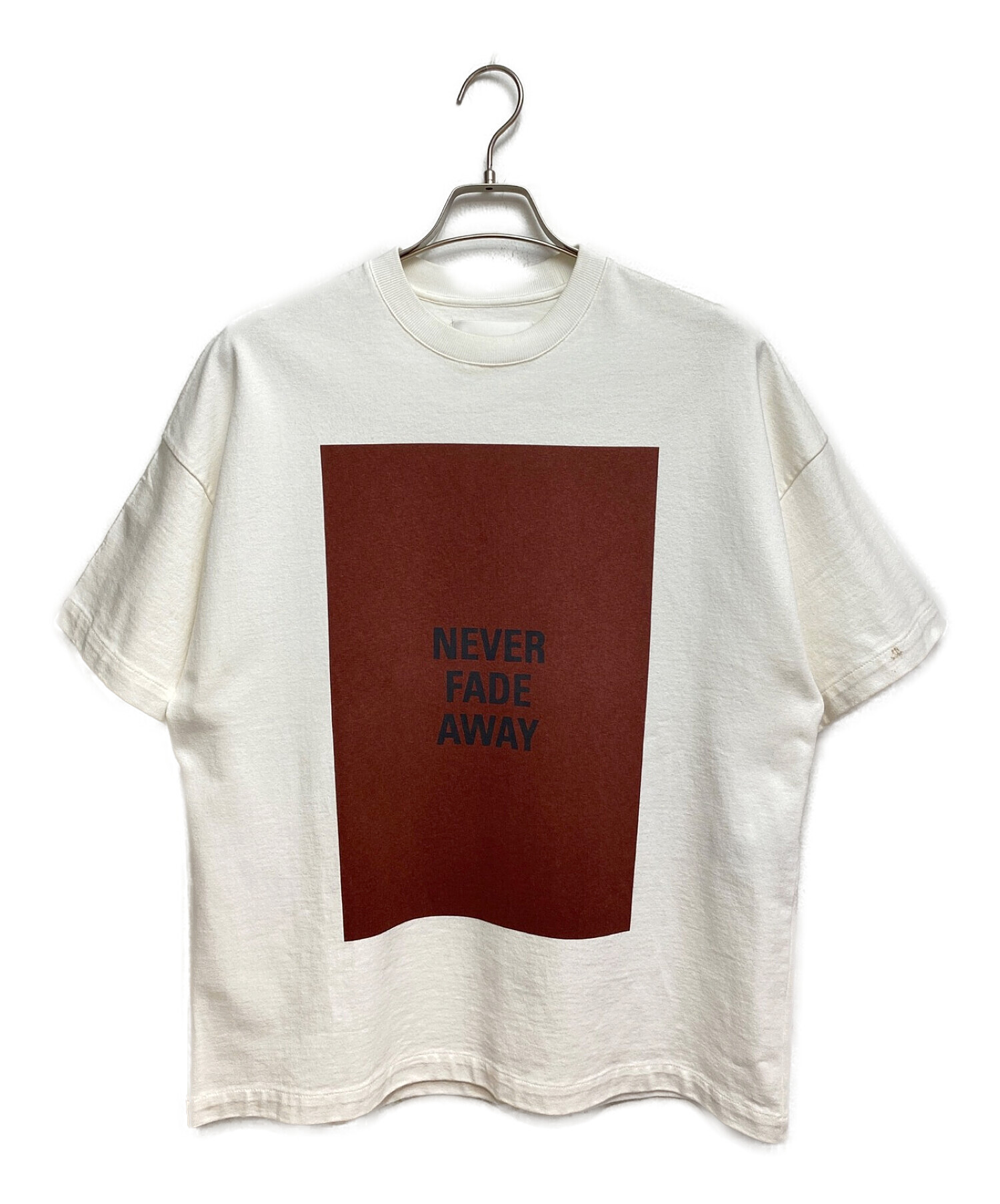 JIL SANDER (ジルサンダー) NEVER FADE AWAY プリントTシャツ ホワイト サイズ:S