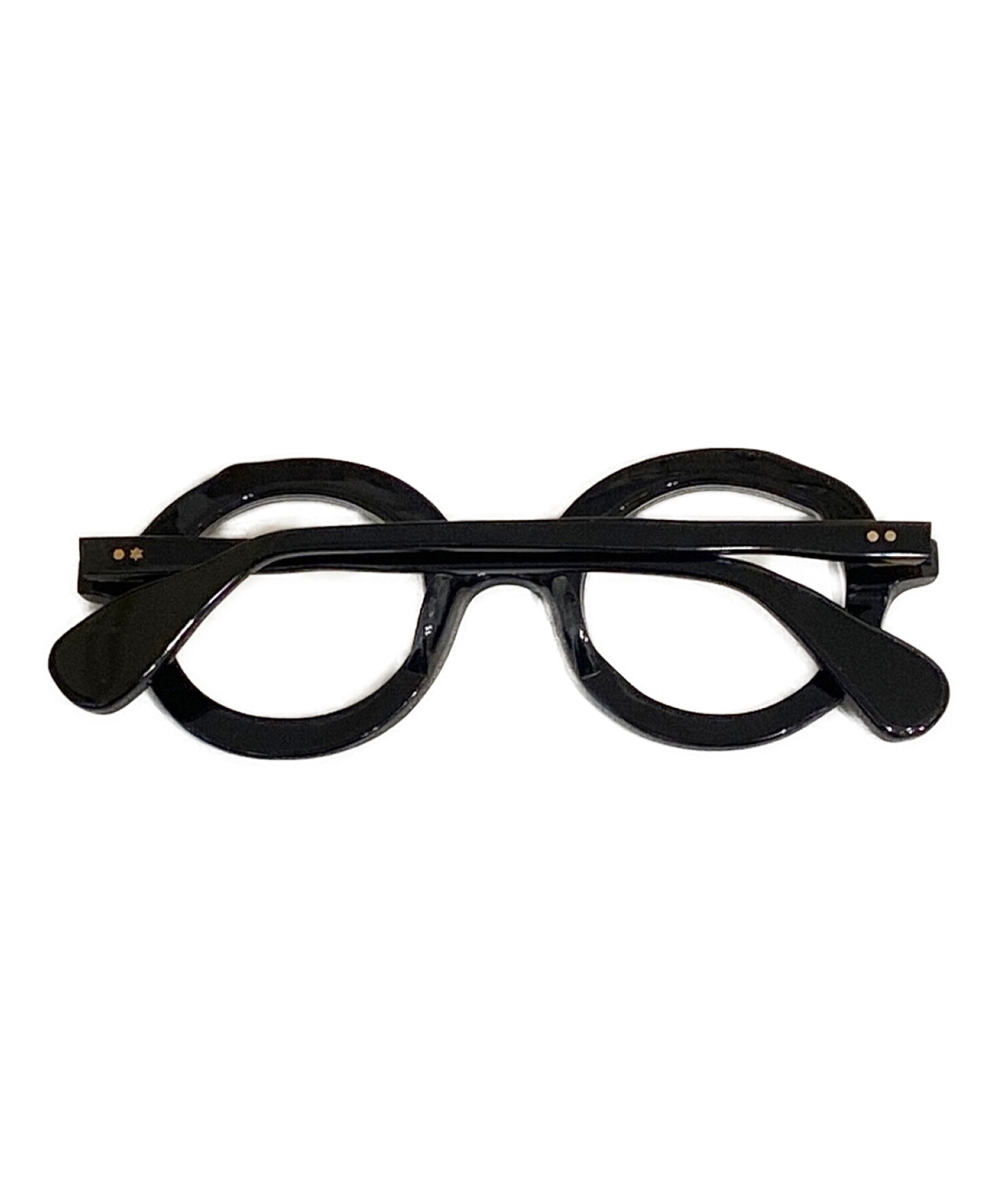 MASAHIRO MARUYAMA (マサヒロマルヤマ) 丸眼鏡/MM-0024 ブラック サイズ:44□26