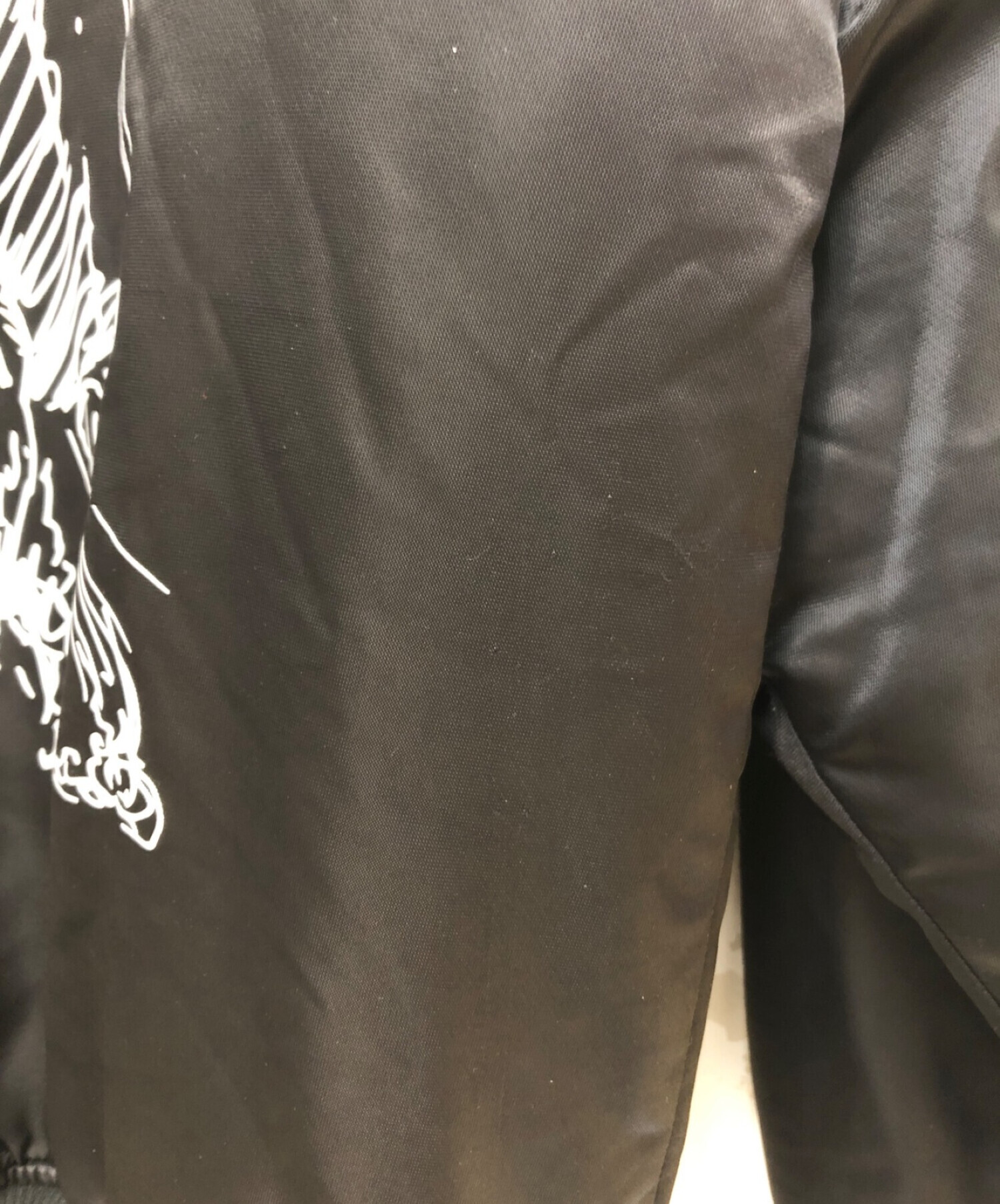 YOHJI YAMAMOTO (ヨウジヤマモト) ×New Era Varsity Jacket ブラック サイズ:4