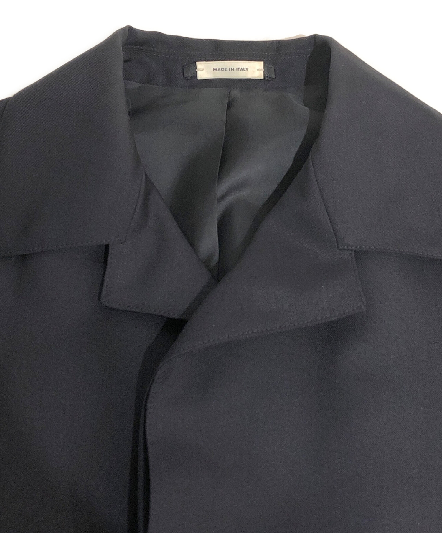 JIL SANDER (ジルサンダー) ステンカラーコート ネイビー サイズ:44