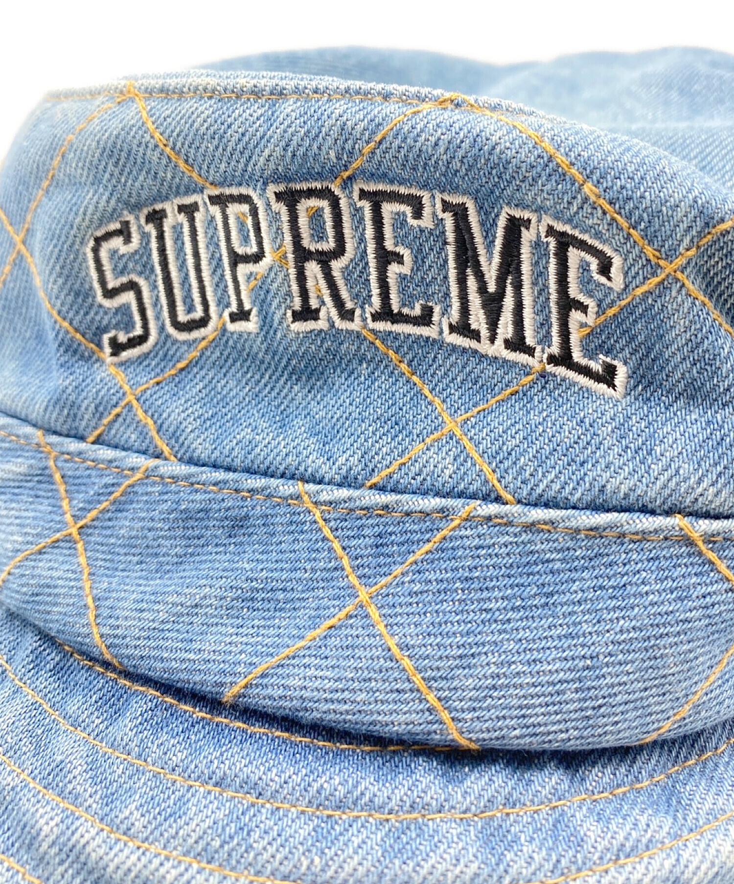 中古・古着通販】Supreme (シュプリーム) Diamond Stitch Crusher Denim Hat インディゴ  サイズ:M/L｜ブランド・古着通販 トレファク公式【TREFAC FASHION】スマホサイト